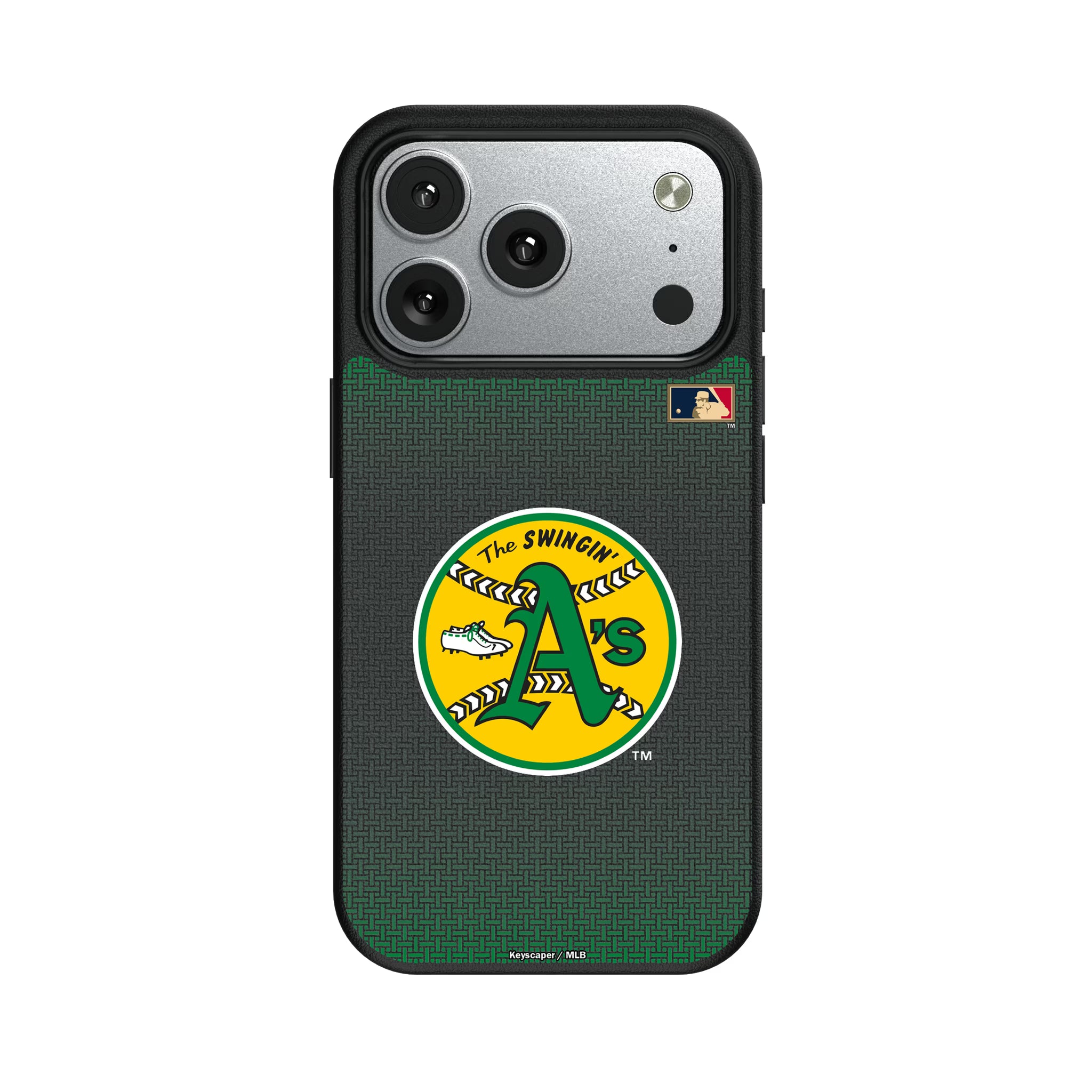 Oakland As 1971-1981 - Cooperstown Collection Linen iPhone MagSafe Compatible Phone Case for Apple iPhone#Device_iPhone 17 Pro