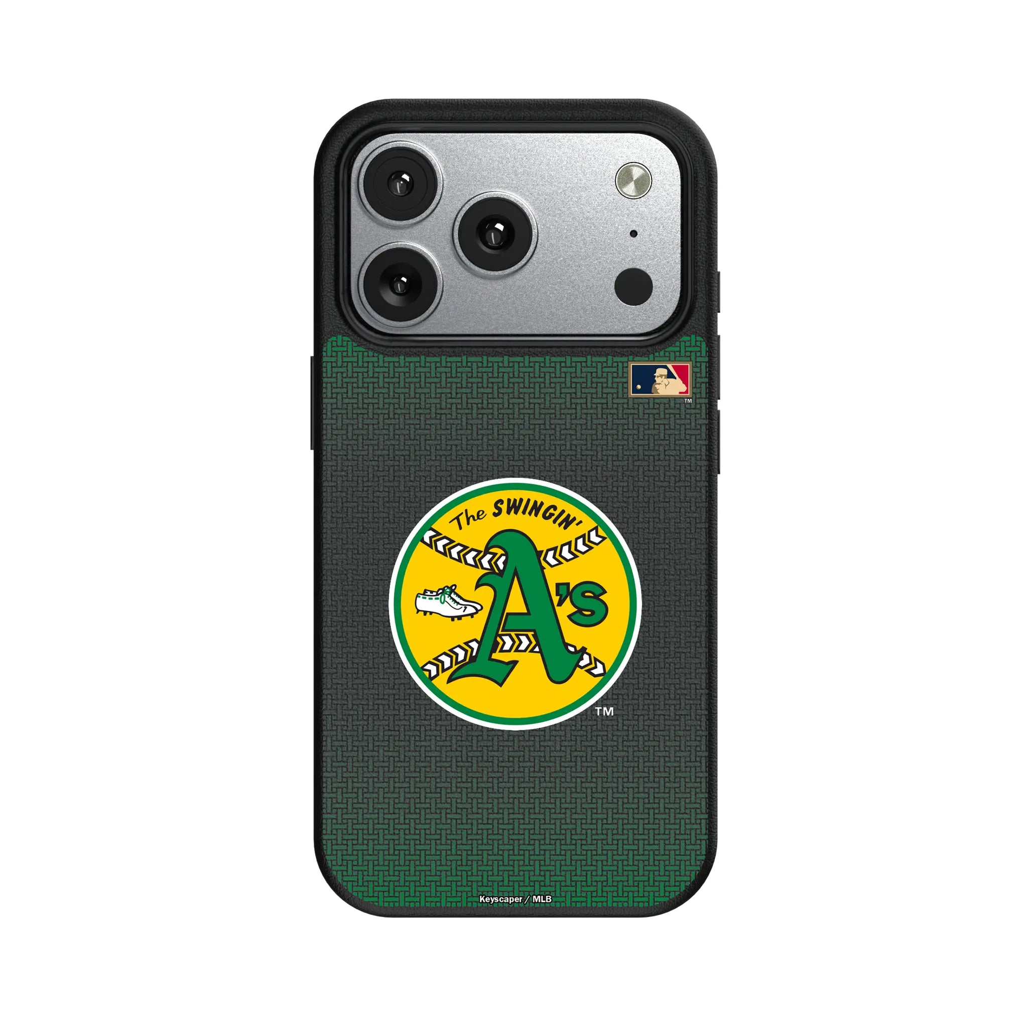 Oakland As 1971-1981 - Cooperstown Collection Linen iPhone MagSafe Compatible Phone Case for Apple iPhone#Device_iPhone 17 Pro