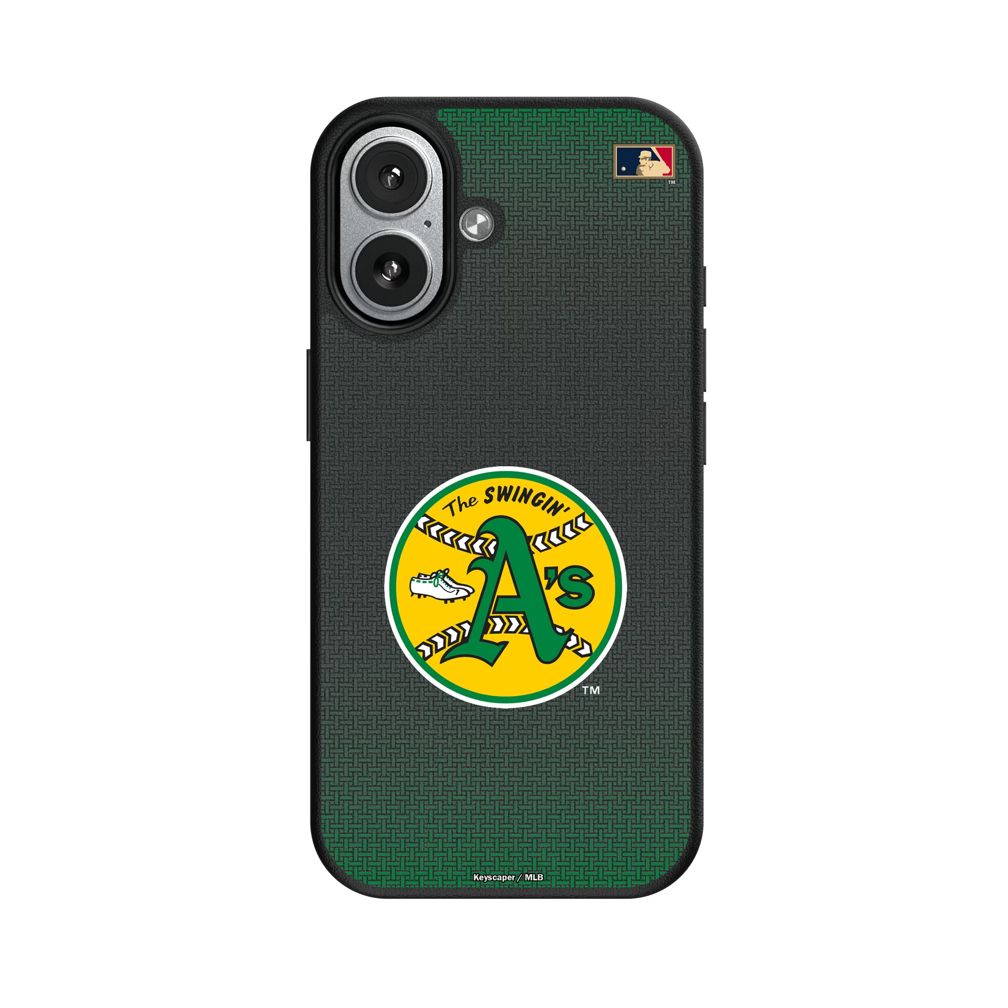 Oakland As 1971-1981 - Cooperstown Collection Linen iPhone MagSafe Compatible Phone Case for Apple iPhone#Device_iPhone 17