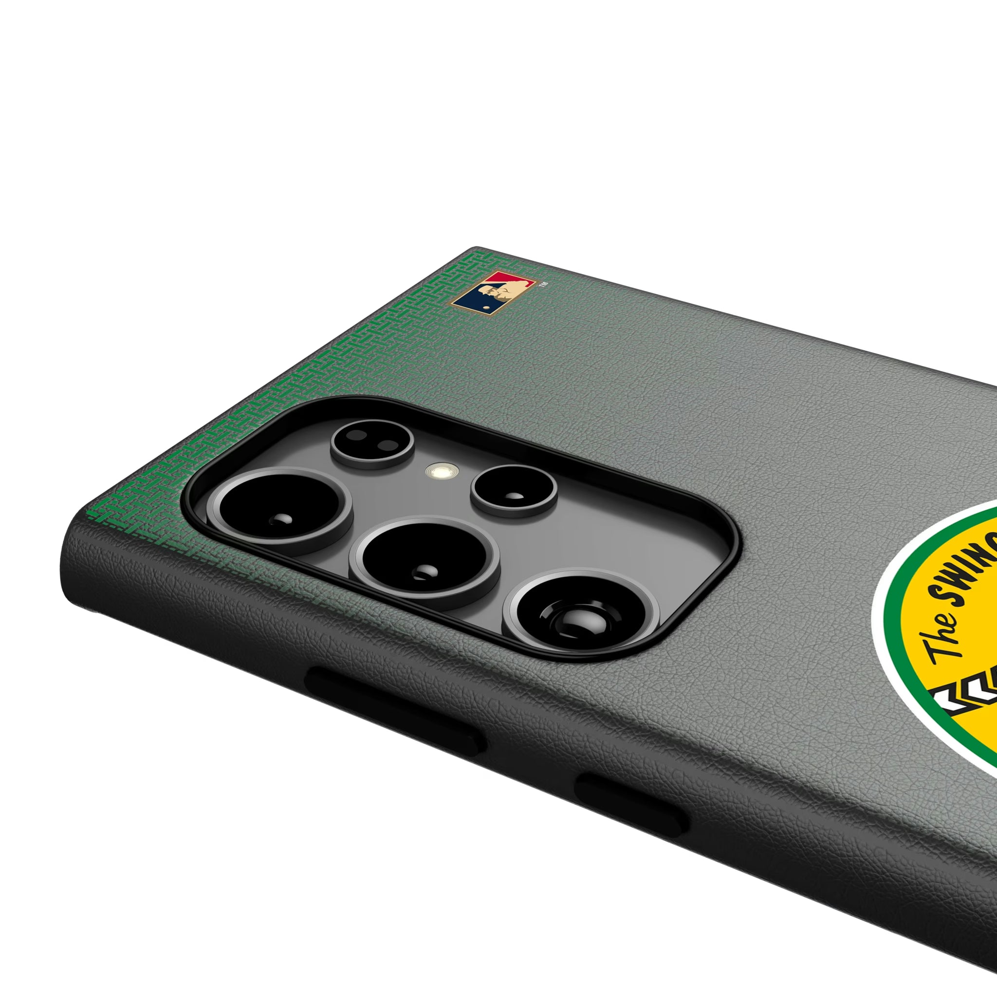 Oakland As 1971-1981 - Cooperstown Collection Linen Galaxy MagSafe Compatible Phone Case for Samsung Galaxy - Detail