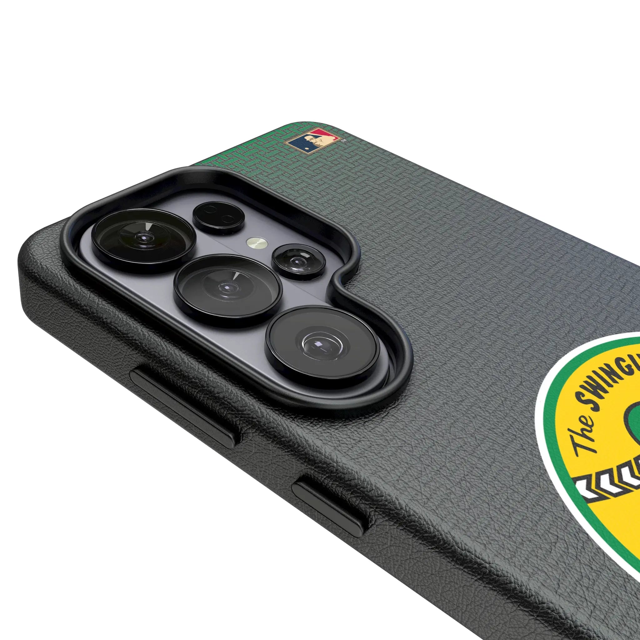 Oakland As 1971-1981 - Cooperstown Collection Linen Galaxy MagSafe Compatible Phone Case for Samsung Galaxy - Detail#Device_Galaxy S26 Ultra