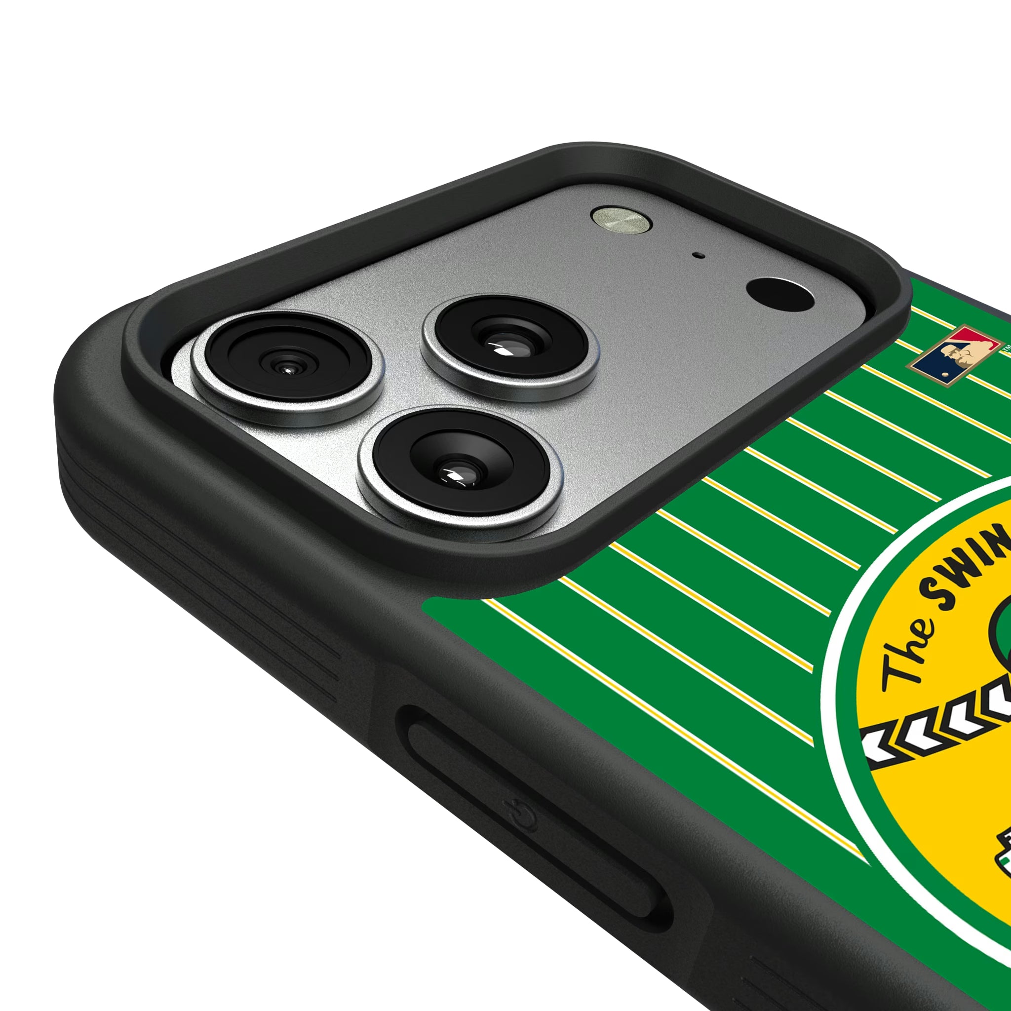 Oakland As 1971-1981 - Cooperstown Collection Pinstripe iPhone Bump Phone Case for Apple iPhone - Detail#Device_iPhone 17 Pro Max
