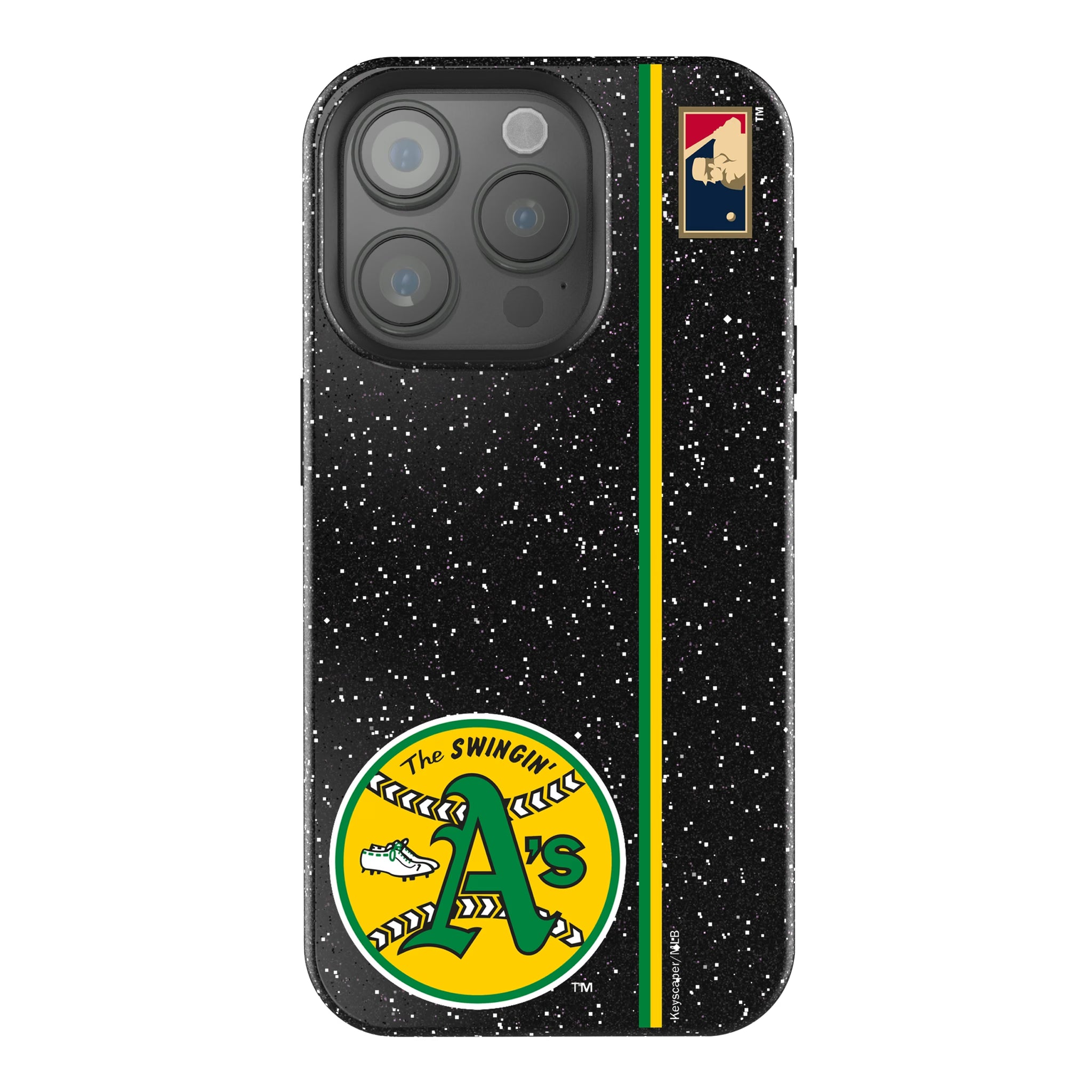 Oakland As 1971-1981 - Cooperstown Collection Sidebar iPhone Bling Phone Case for Apple iPhone