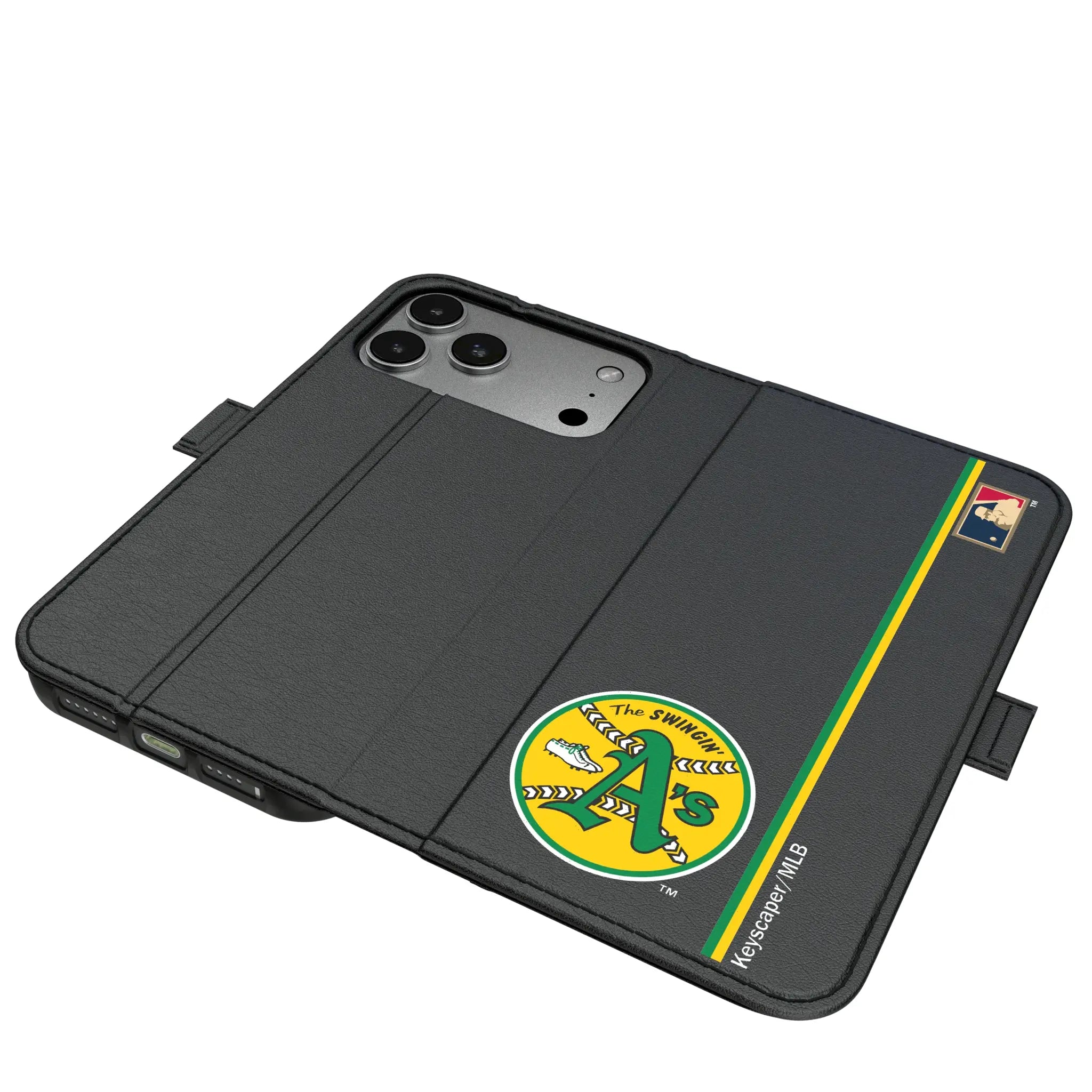Oakland As 1971-1981 - Cooperstown Collection Sidebar iPhone Folio Phone Case for Apple iPhone#Device_iPhone 17 Pro Max