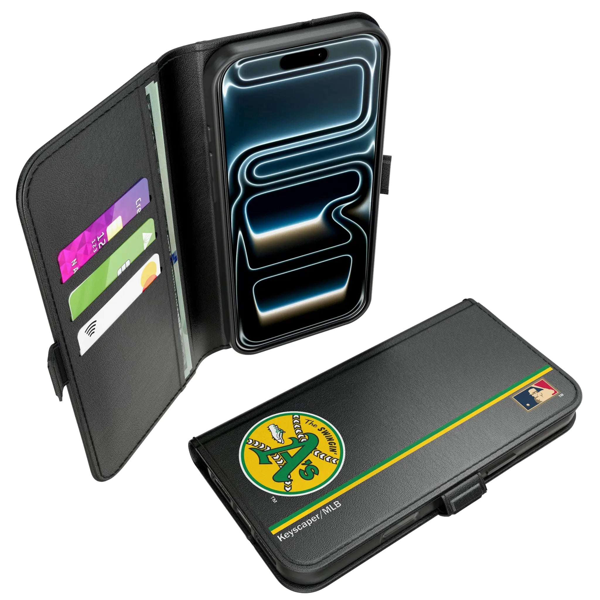 Oakland As 1971-1981 - Cooperstown Collection Sidebar iPhone Folio Phone Case for Apple iPhone#Device_iPhone 17 Pro Max