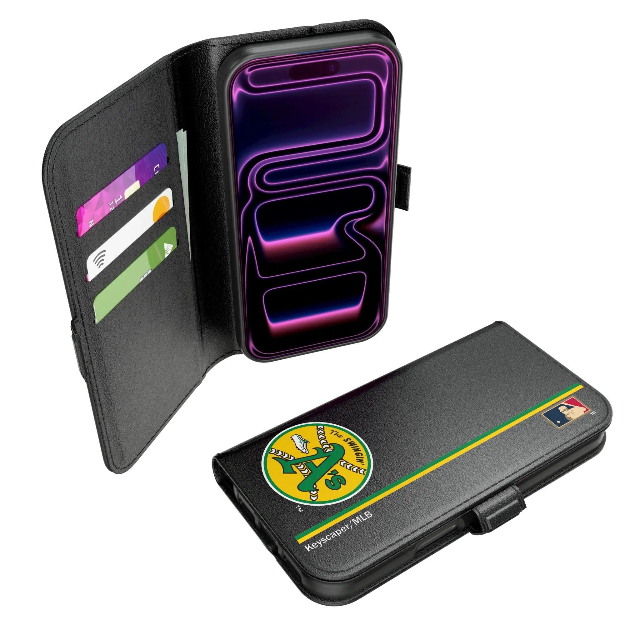 Oakland As 1971-1981 - Cooperstown Collection Sidebar iPhone Folio Phone Case for Apple iPhone#Device_iPhone 17 Pro