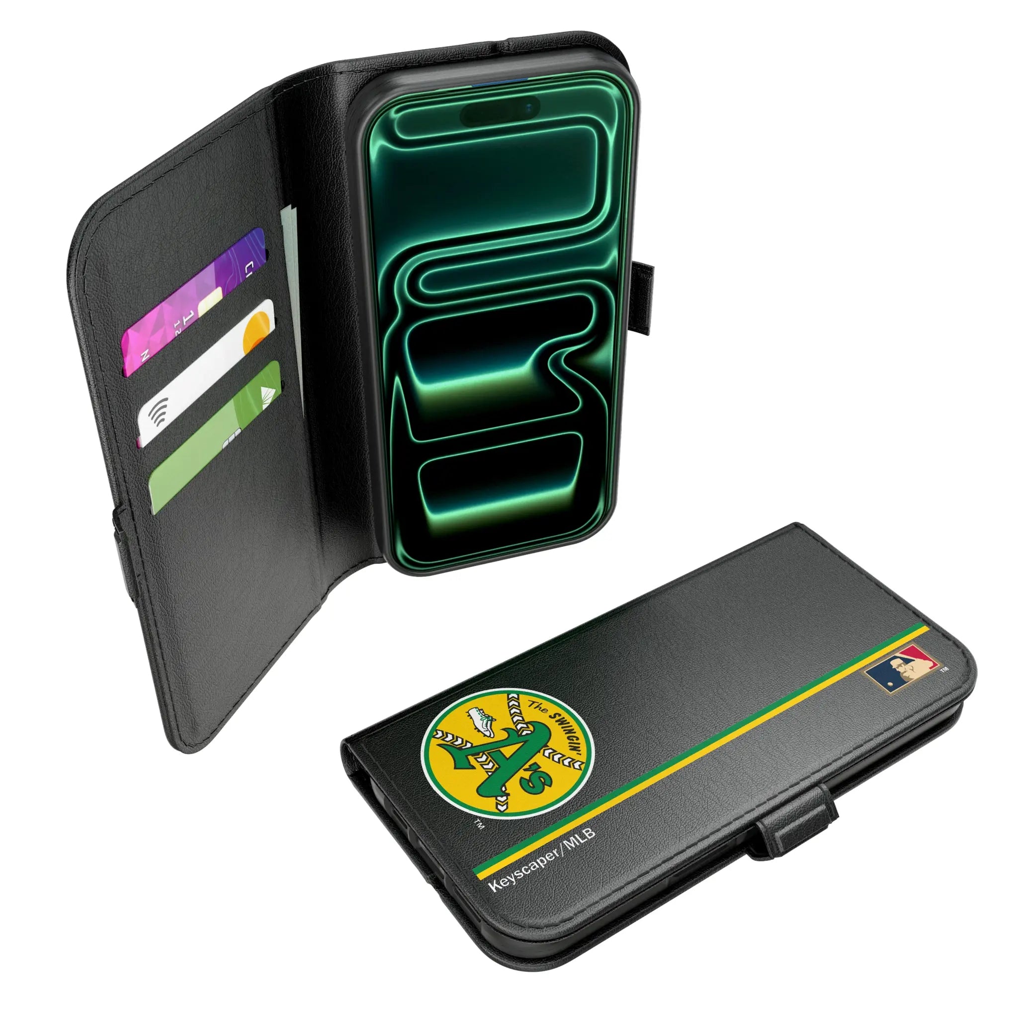 Oakland As 1971-1981 - Cooperstown Collection Sidebar iPhone Folio Phone Case for Apple iPhone#Device_iPhone 17