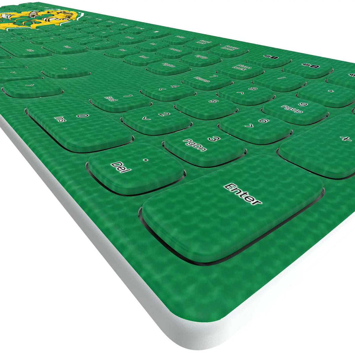 Oakland As 1971-1981 - Cooperstown Collection Solid KKB605 Curved Wireless Keyboard - Detail