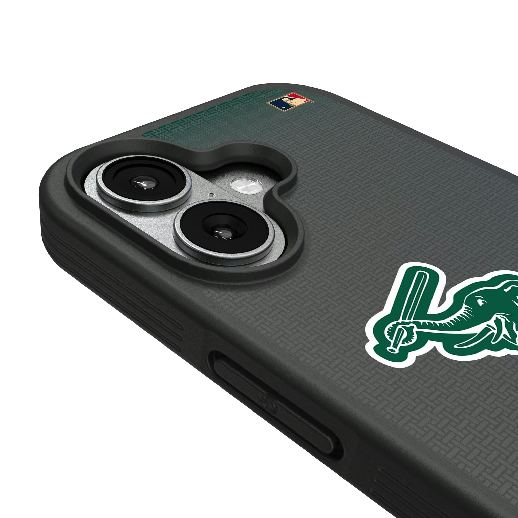 Oakland As Home 1988 - Cooperstown Collection Linen iPhone Bump Phone Case for Apple iPhone - Detail#Device_iPhone 17
