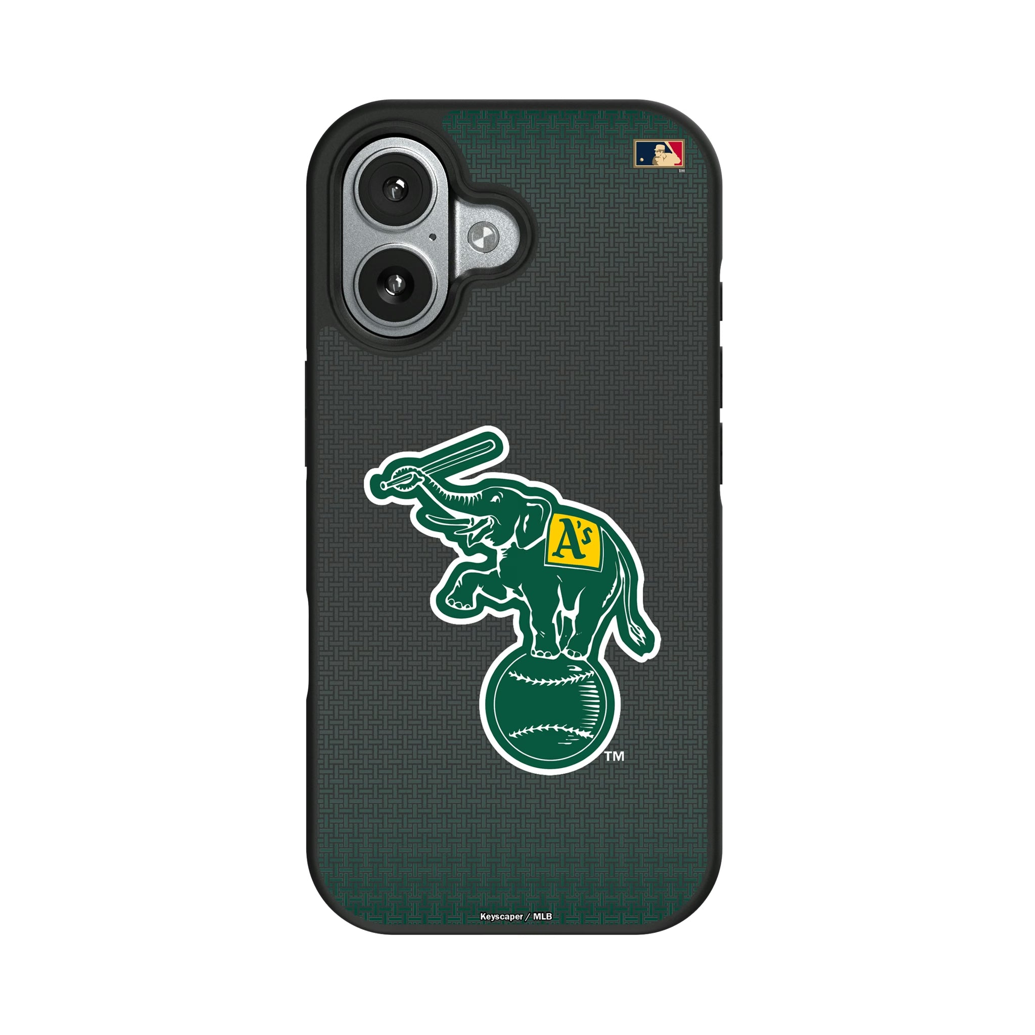 Oakland As Home 1988 - Cooperstown Collection Linen iPhone Bump Phone Case for Apple iPhone#Device_iPhone 17