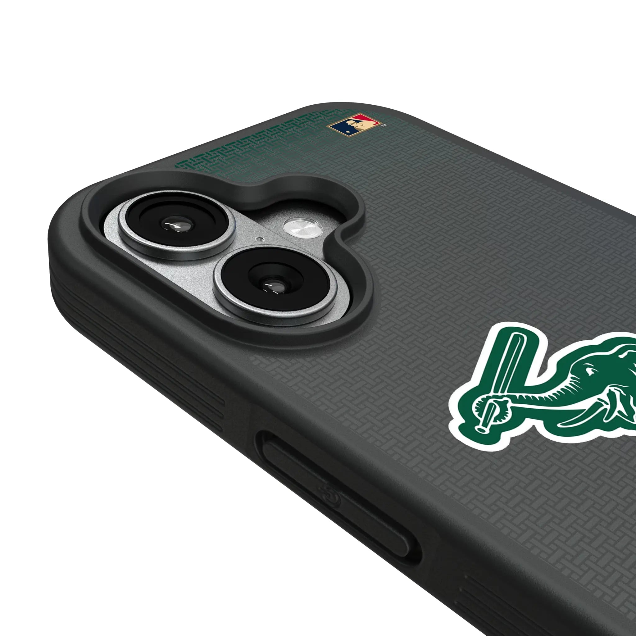 Oakland As Home 1988 - Cooperstown Collection Linen iPhone Bump Phone Case for Apple iPhone - Detail#Device_iPhone 17
