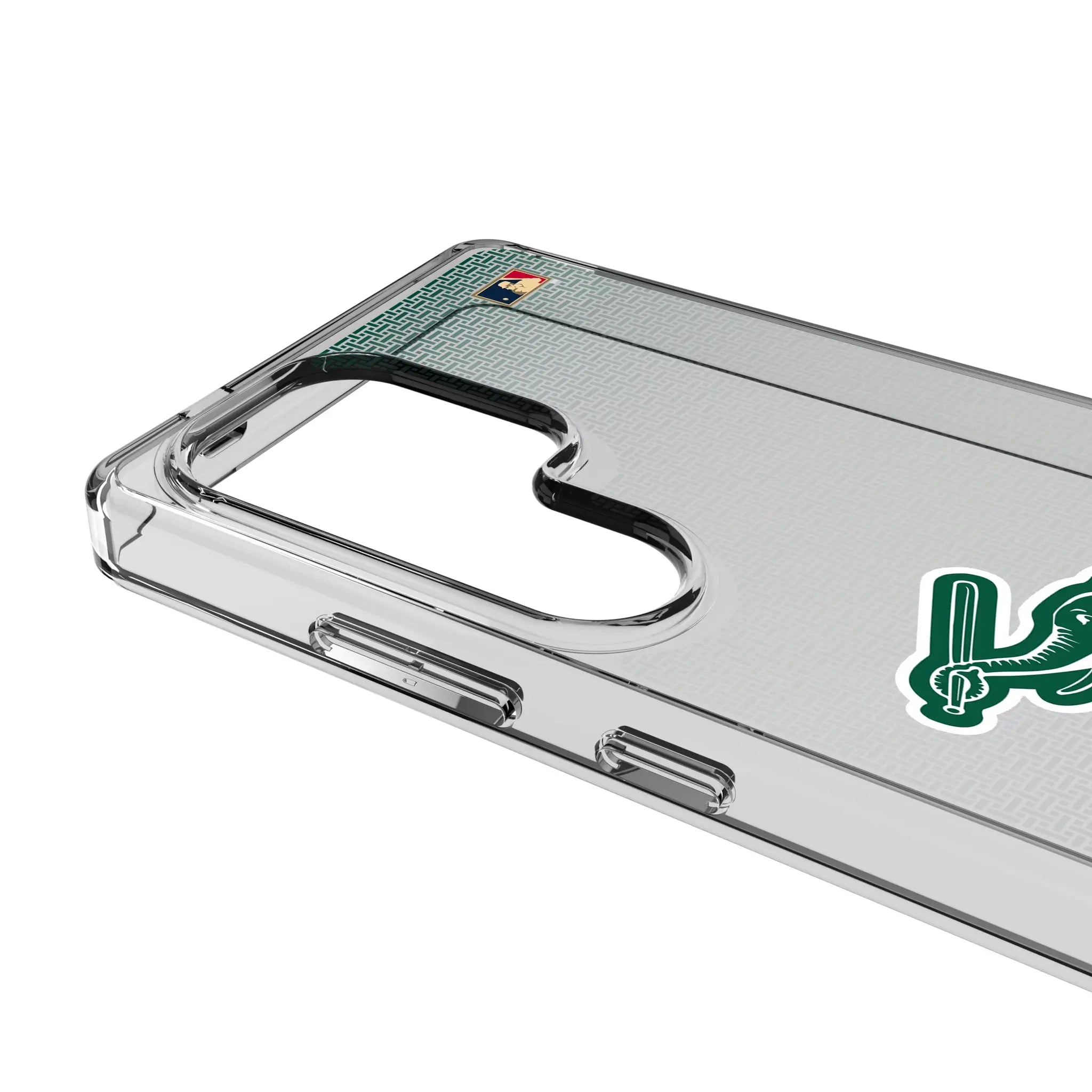 Oakland As Home 1988 - Cooperstown Collection Linen Galaxy Clear Phone Case for Samsung Galaxy - Detail#Device_Galaxy S25 Ultra