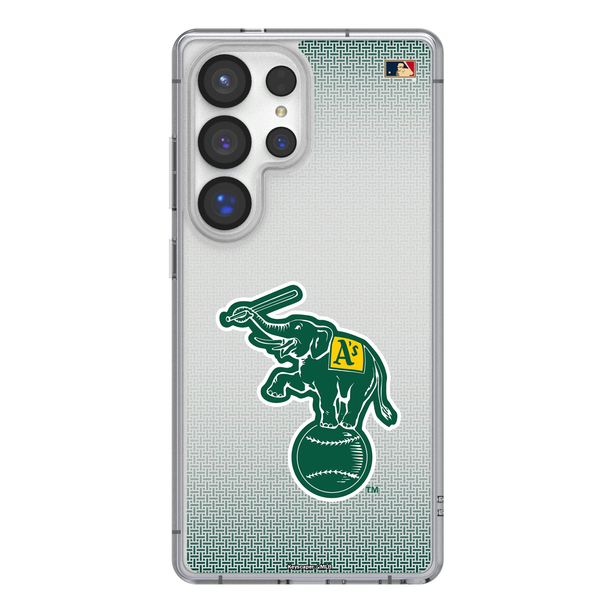 Oakland As Home 1988 - Cooperstown Collection Linen Galaxy Clear Phone Case for Samsung Galaxy
