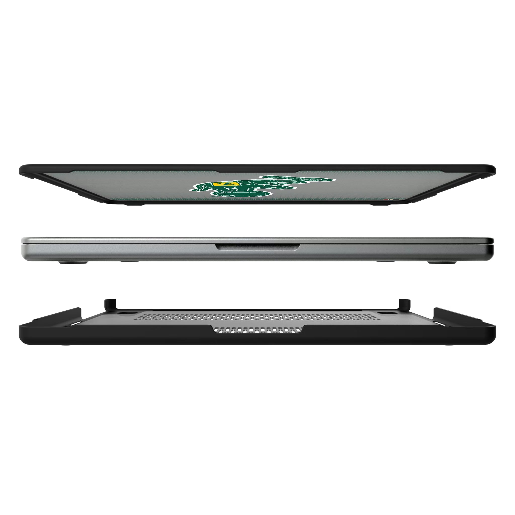 Oakland As Home 1988 - Cooperstown Collection Linen MacBook Laptop Case for Apple MacBook#Device_MacBook Pro (14-inch, 2021) / MacBook Pro (14-inch, 2023) / MacBook Pro (14-inch, 2024)