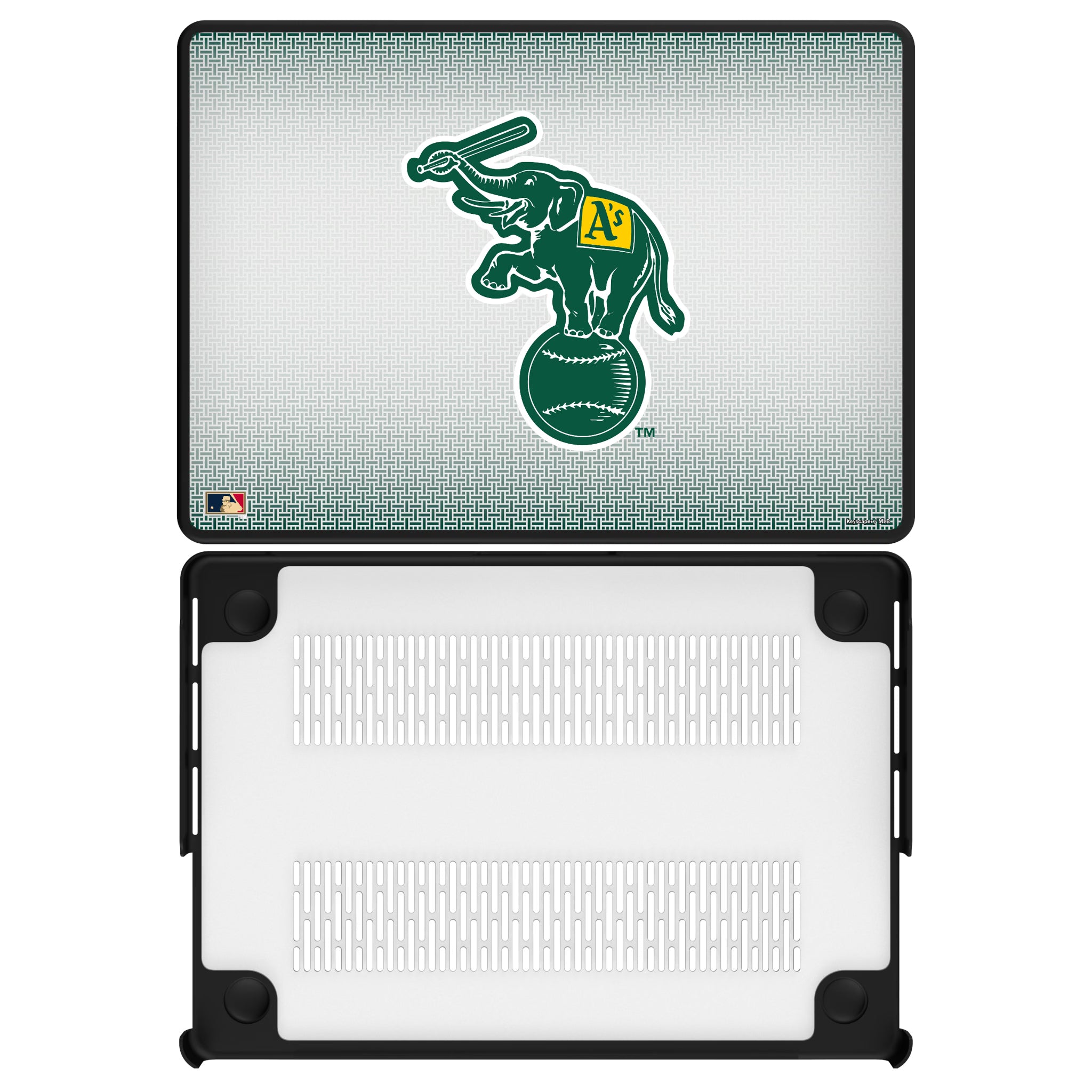 Oakland As Home 1988 - Cooperstown Collection Linen MacBook Laptop Case for Apple MacBook#Device_MacBook Pro (14-inch, 2021) / MacBook Pro (14-inch, 2023) / MacBook Pro (14-inch, 2024)