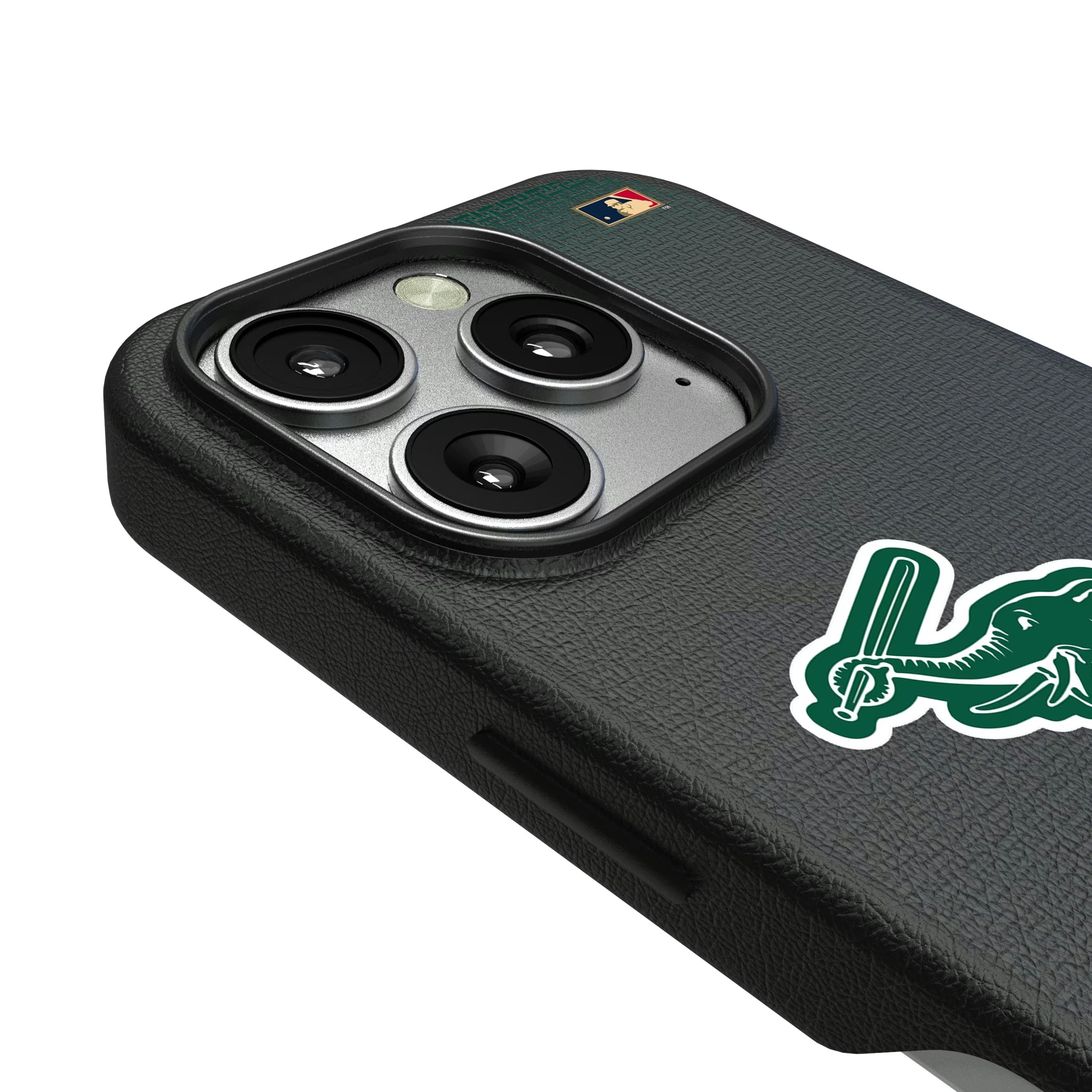 Oakland As Home 1988 - Cooperstown Collection Linen iPhone MagSafe Compatible Phone Case for Apple iPhone - Detail
