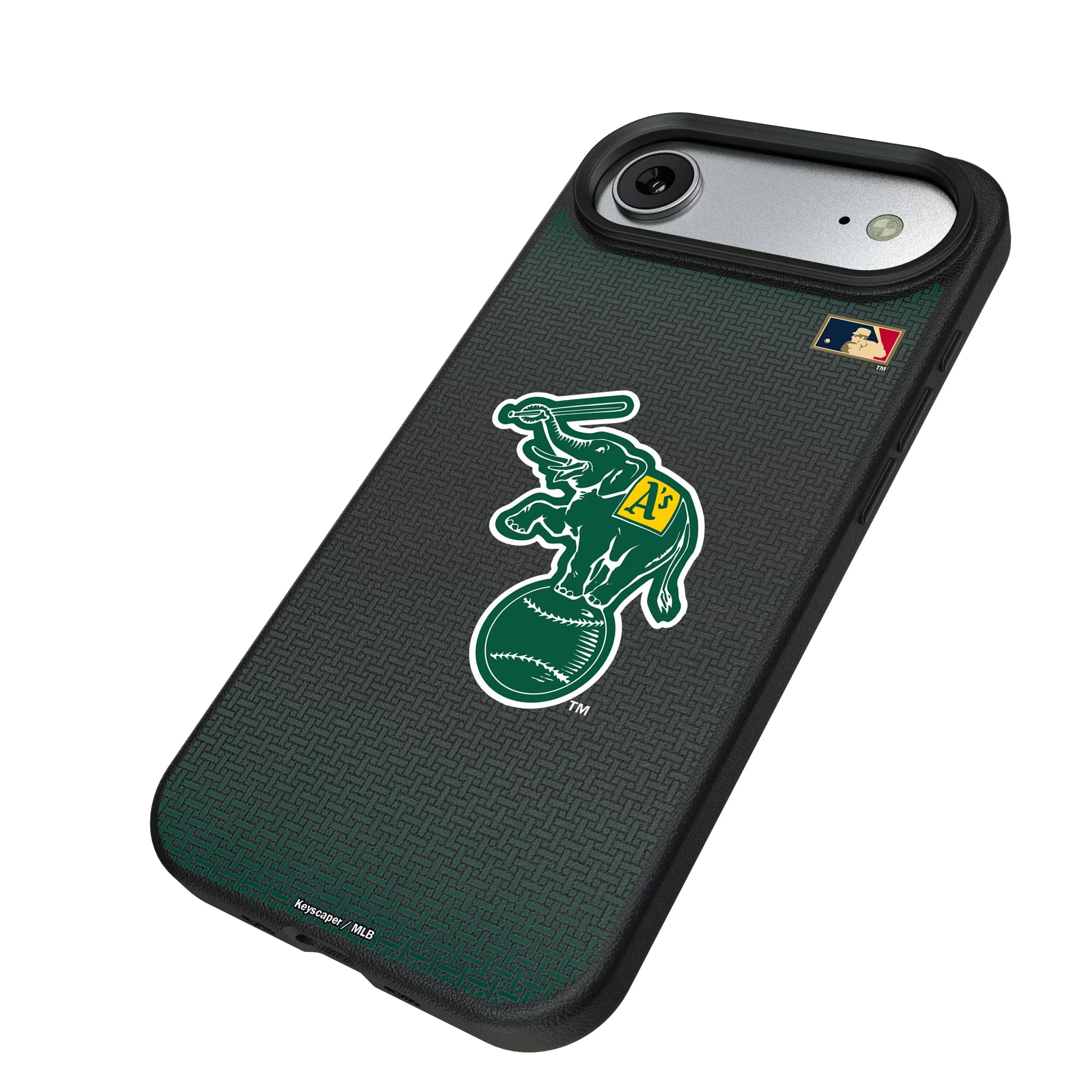 Oakland As Home 1988 - Cooperstown Collection Linen iPhone MagSafe Compatible Phone Case for Apple iPhone - Isometric View#Device_iPhone Air