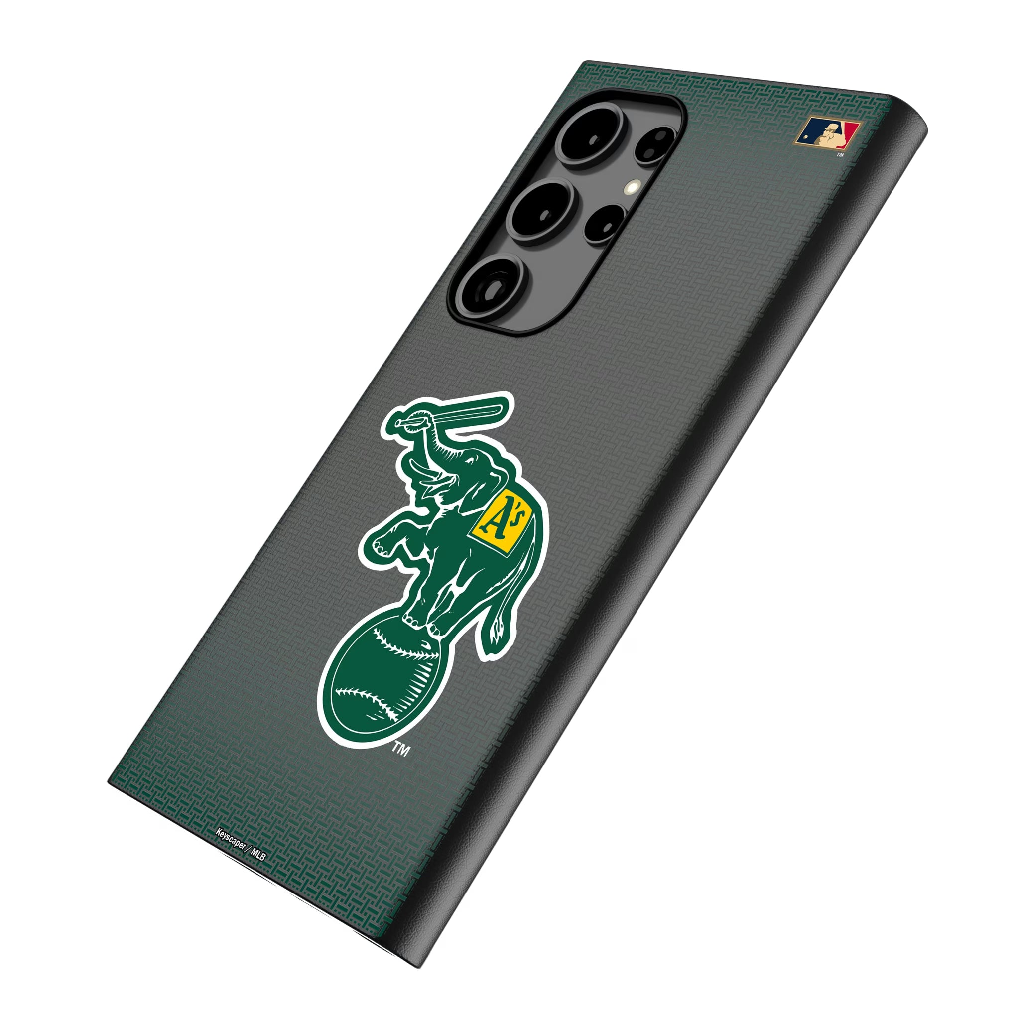 Oakland As Home 1988 - Cooperstown Collection Linen Galaxy MagSafe Compatible Phone Case for Samsung Galaxy - Isometric View