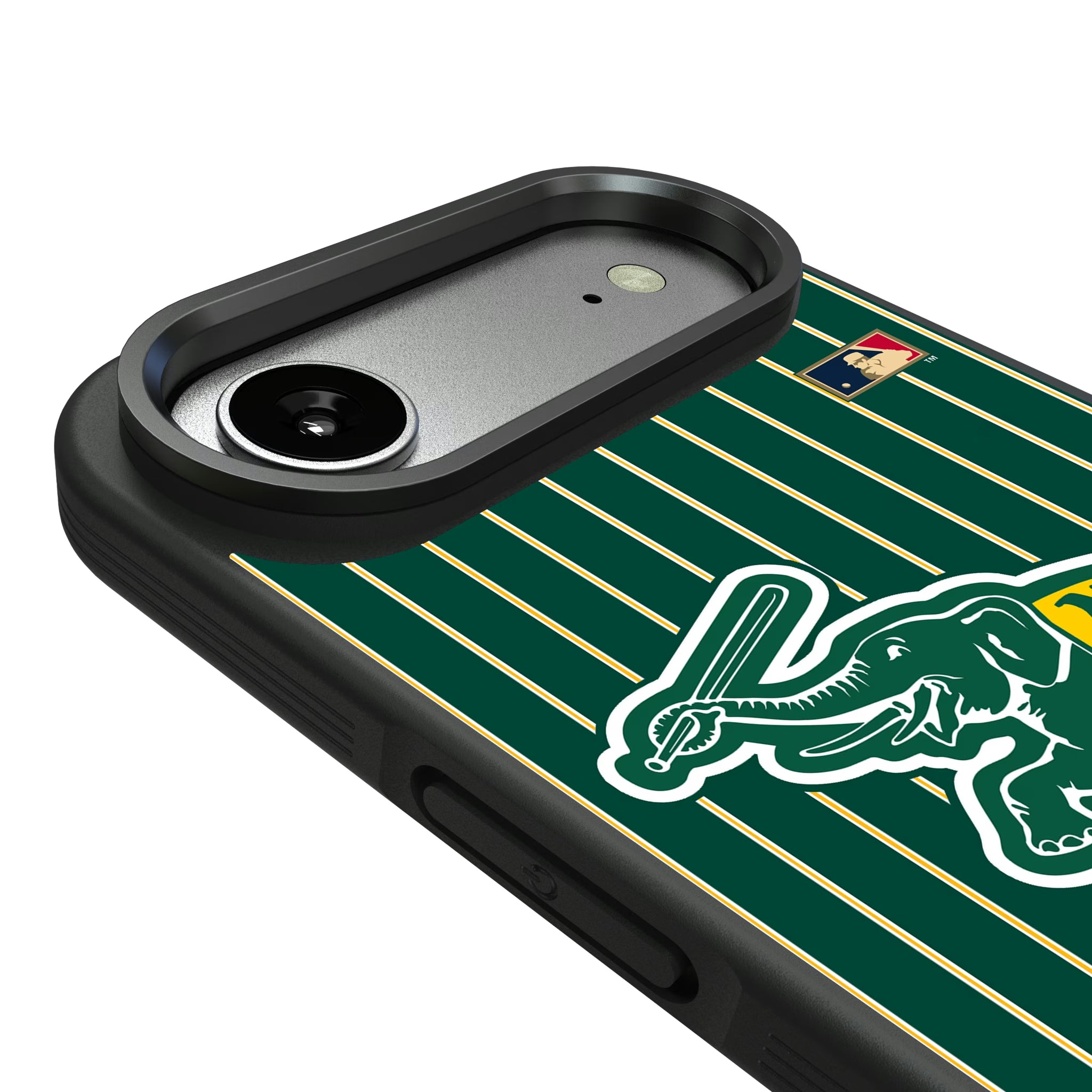Oakland As Home 1988 - Cooperstown Collection Pinstripe iPhone Bump Phone Case for Apple iPhone - Detail#Device_iPhone Air