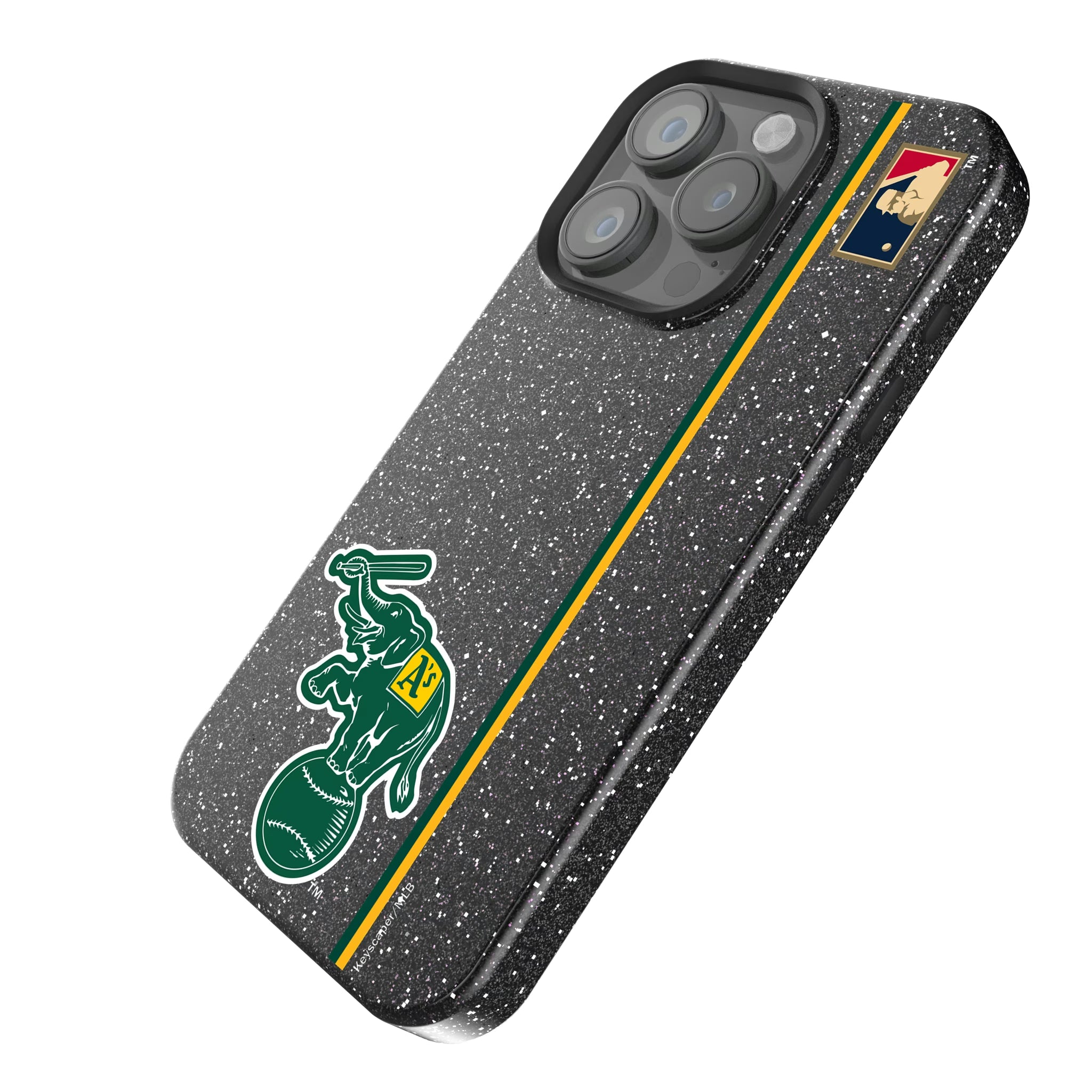 Oakland As Home 1988 - Cooperstown Collection Sidebar iPhone Bling Phone Case for Apple iPhone - Isometric View