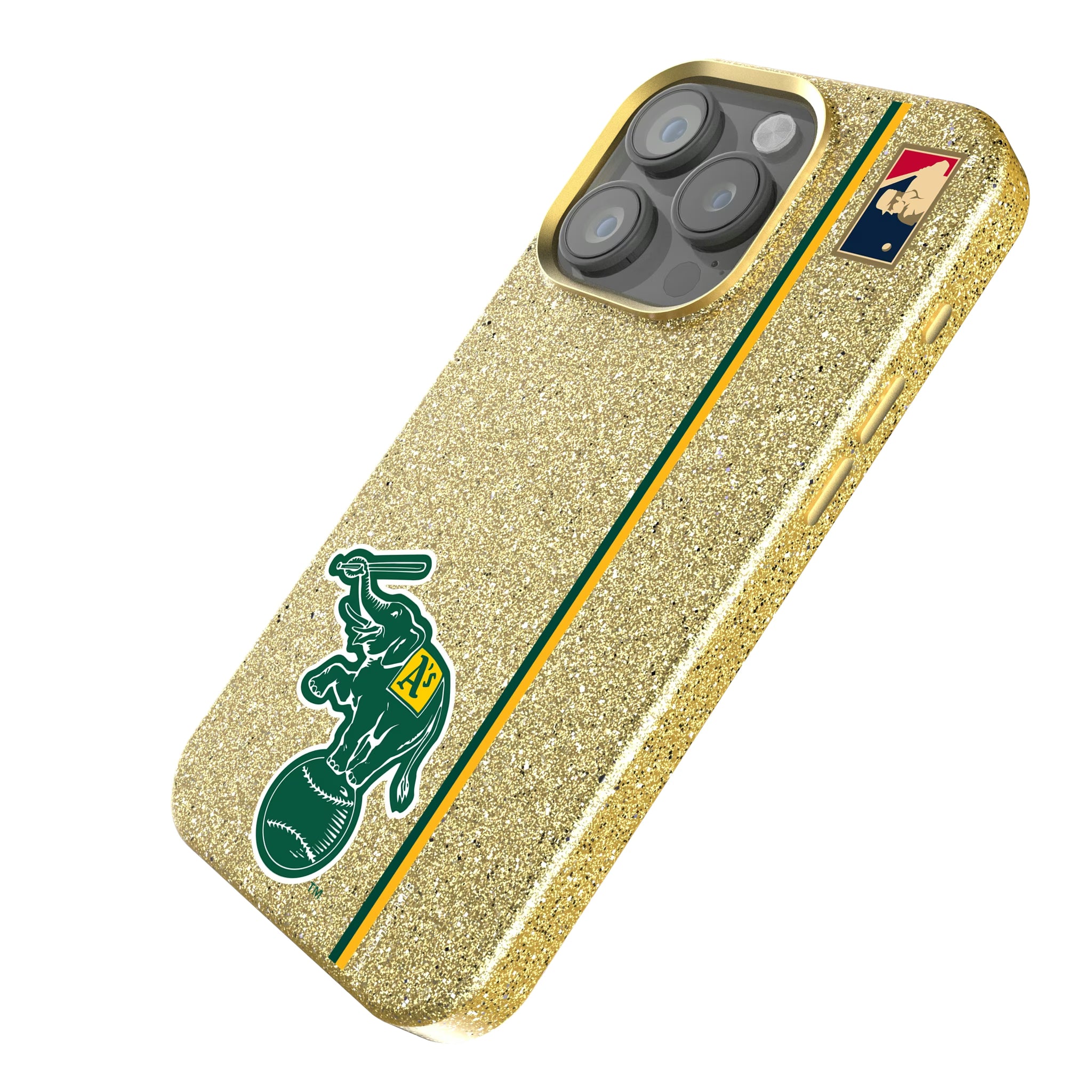 Oakland As Home 1988 - Cooperstown Collection Sidebar iPhone Bling Phone Case for Apple iPhone - Isometric View