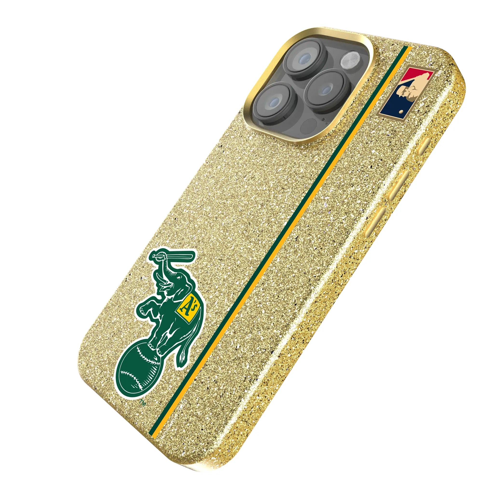 Oakland As Home 1988 - Cooperstown Collection Sidebar iPhone Bling Phone Case for Apple iPhone - Isometric View