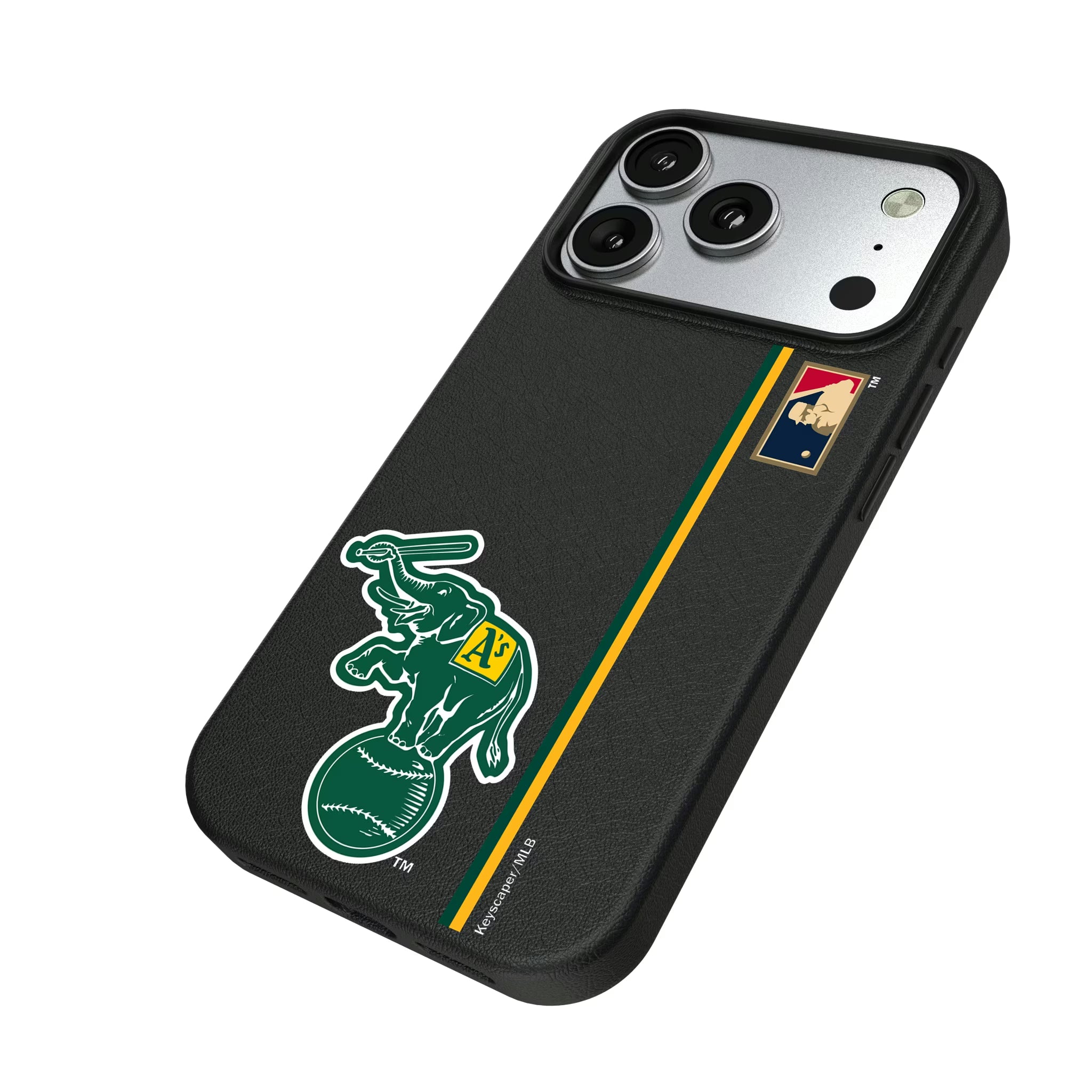 Oakland As Home 1988 - Cooperstown Collection Sidebar iPhone MagSafe Compatible Phone Case for Apple iPhone - Isometric View#Device_iPhone 17 Pro