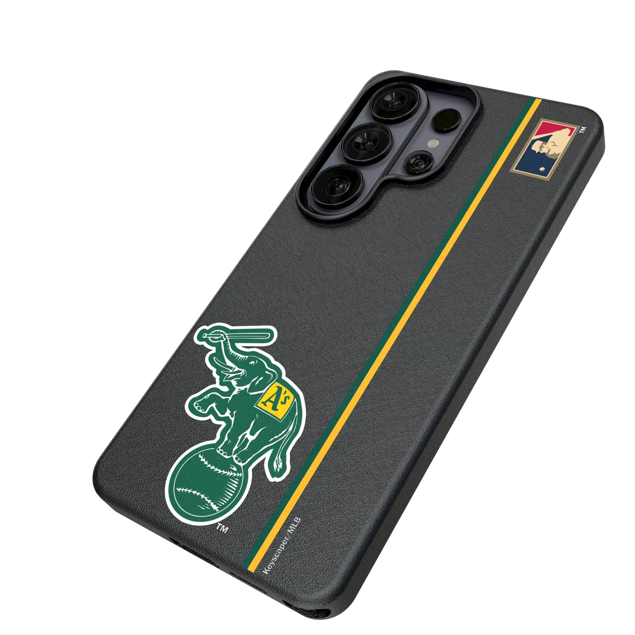 Oakland As Home 1988 - Cooperstown Collection Sidebar Galaxy MagSafe Compatible Phone Case for Samsung Galaxy - Isometric View#Device_Galaxy S26 Ultra