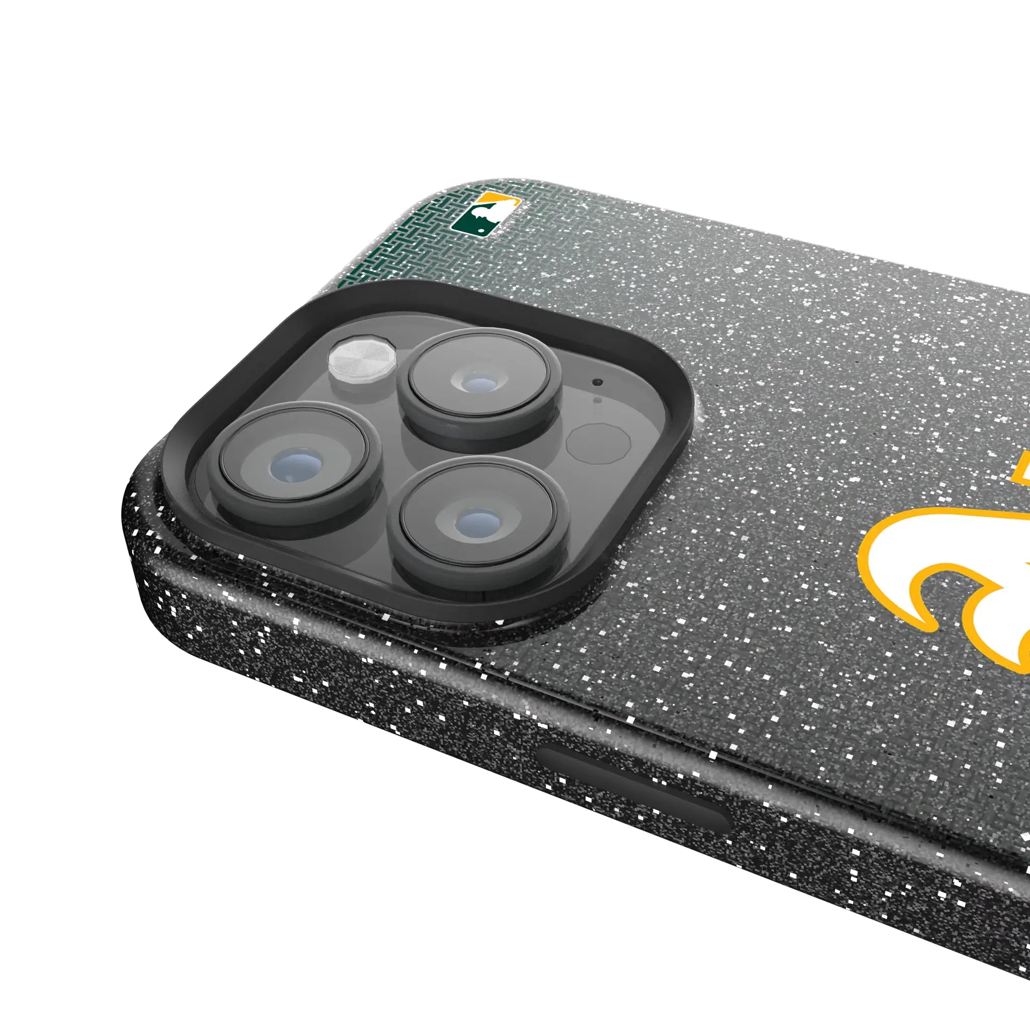 Oakland Athletics Linen iPhone Bling Phone Case for Apple iPhone - Detail