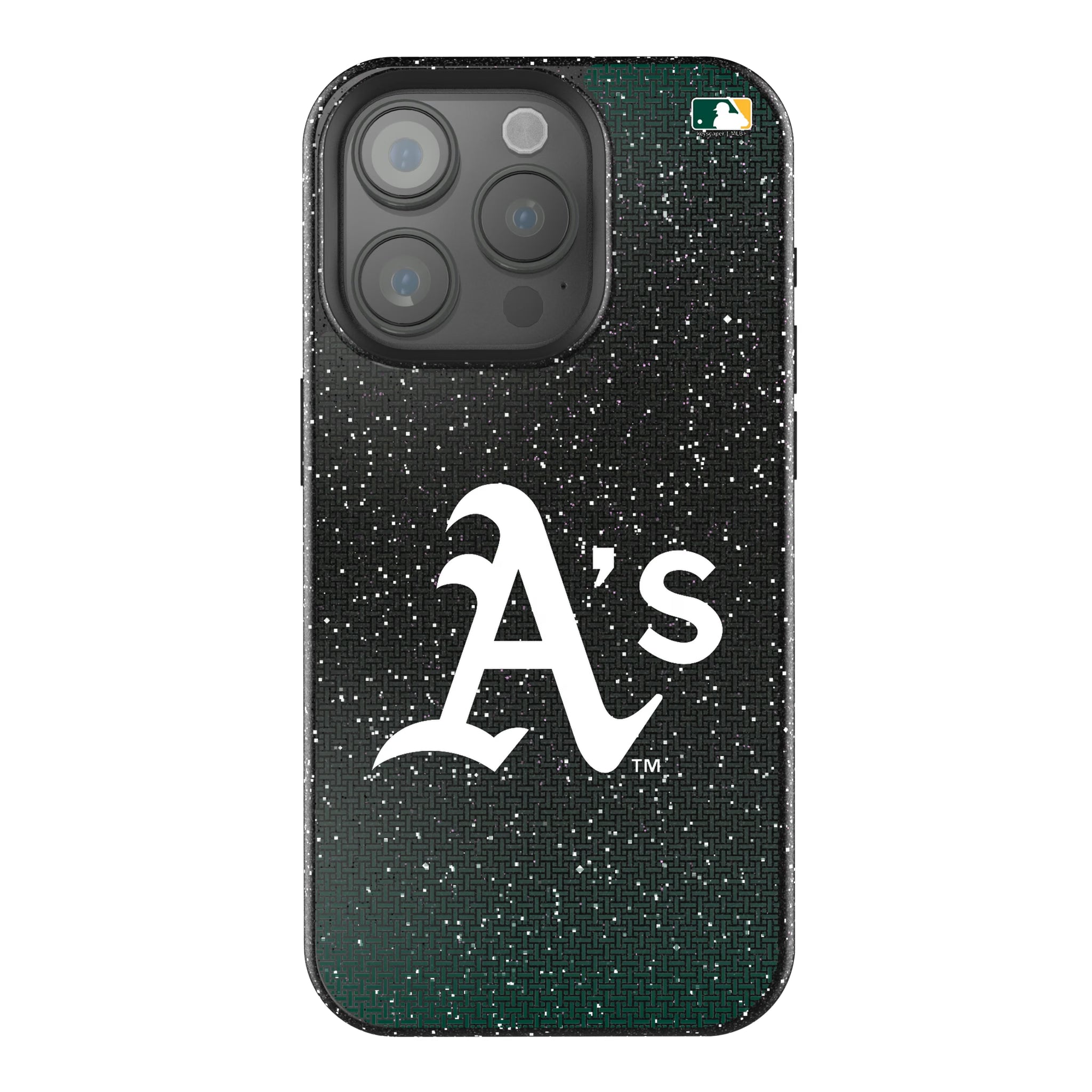 Oakland Athletics Linen iPhone Bling Phone Case for Apple iPhone