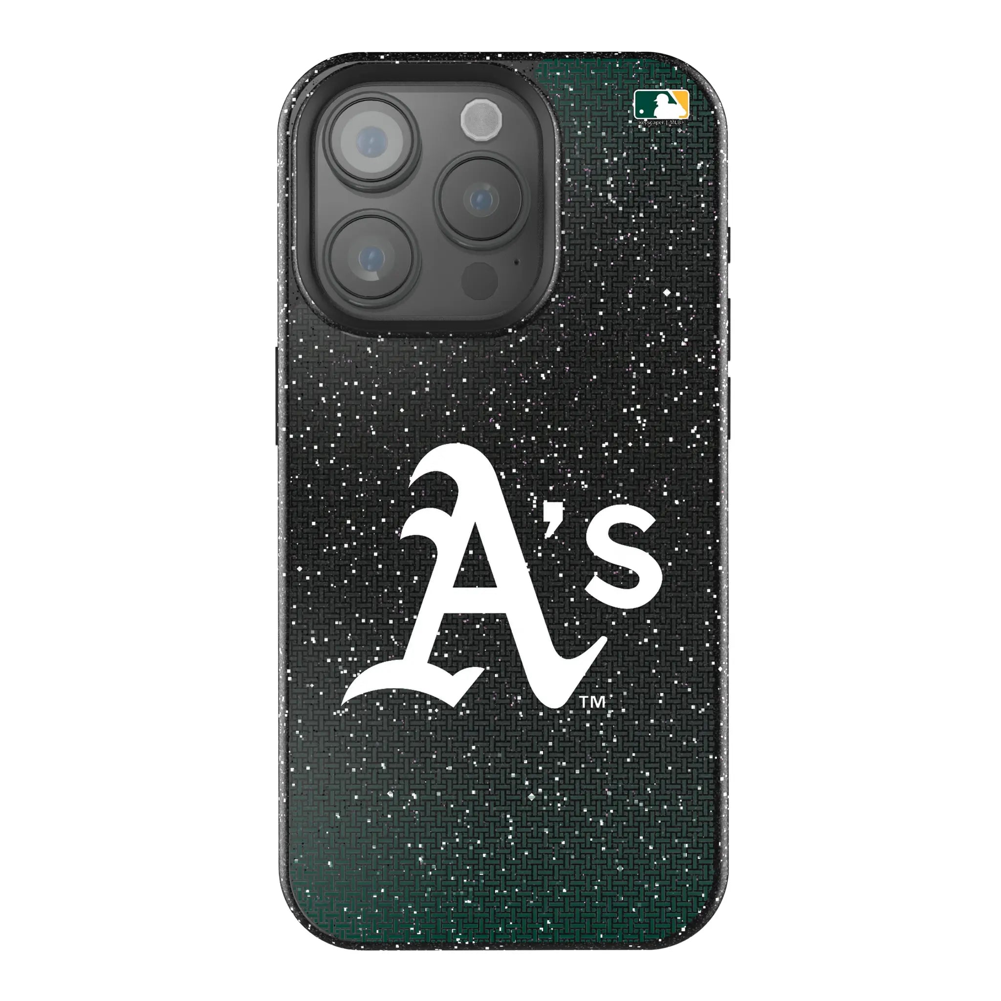 Oakland Athletics Linen iPhone Bling Phone Case for Apple iPhone