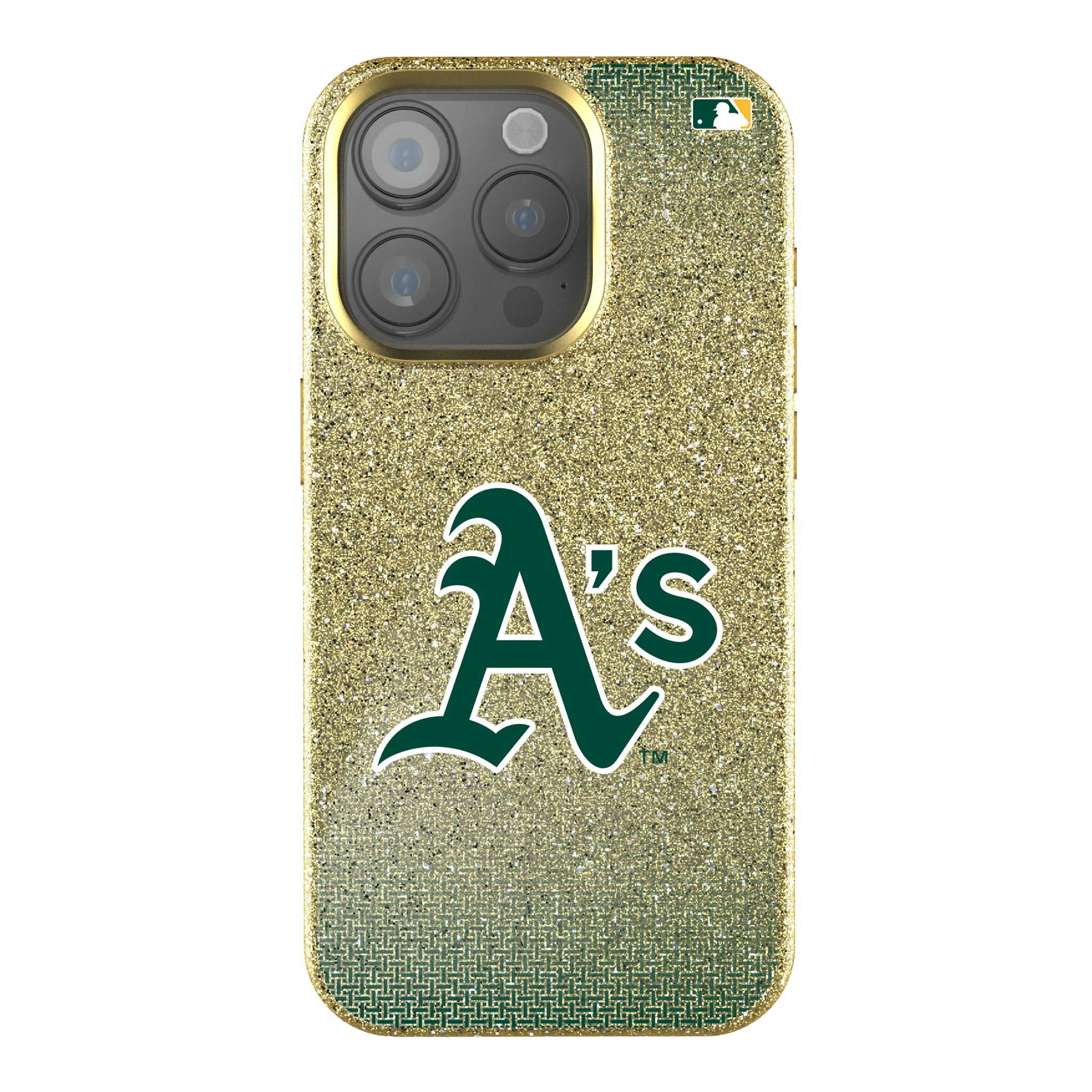 Oakland Athletics Linen iPhone Bling Phone Case for Apple iPhone
