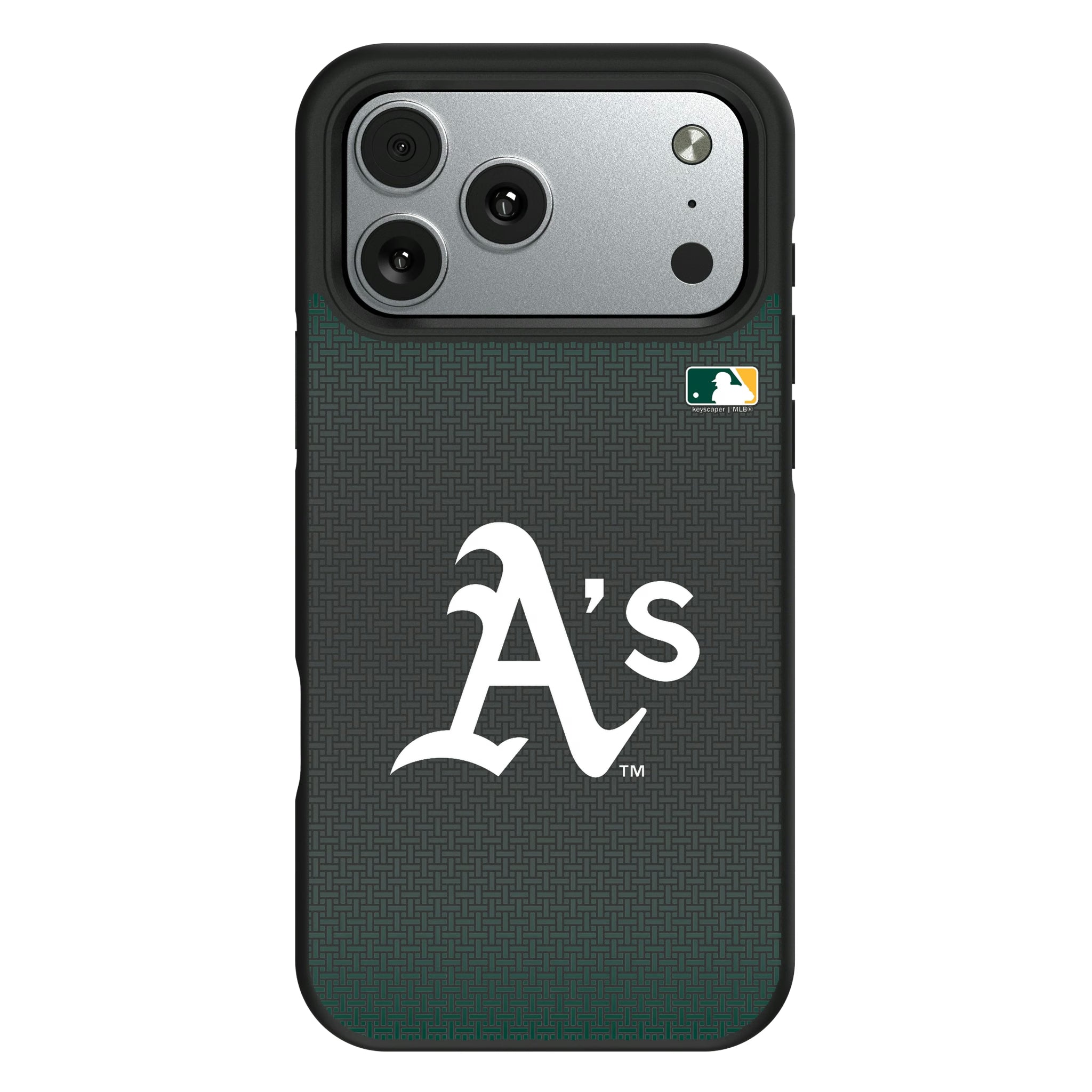 Oakland Athletics Linen iPhone Bump Phone Case for Apple iPhone#Device_iPhone 17 Pro Max