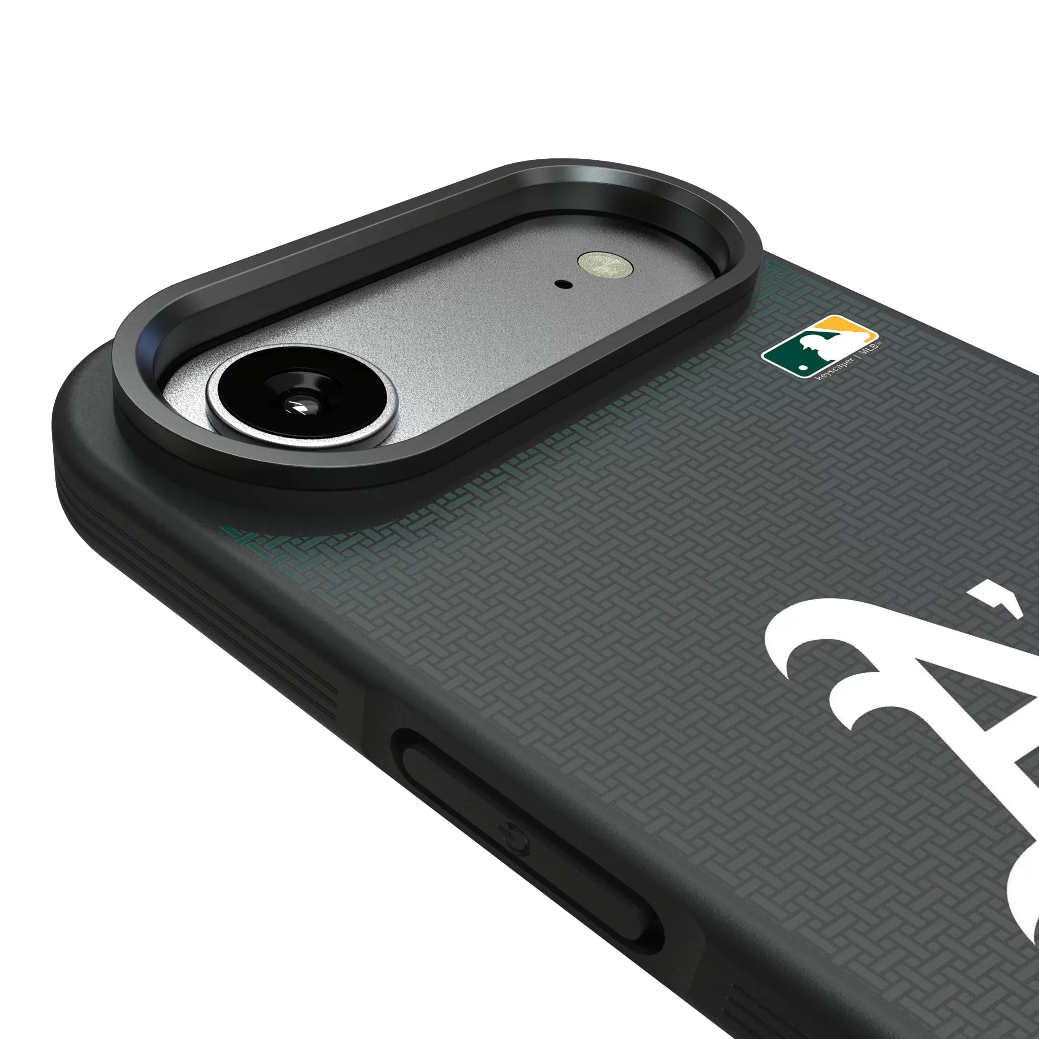 Oakland Athletics Linen iPhone Bump Phone Case for Apple iPhone - Detail#Device_iPhone Air