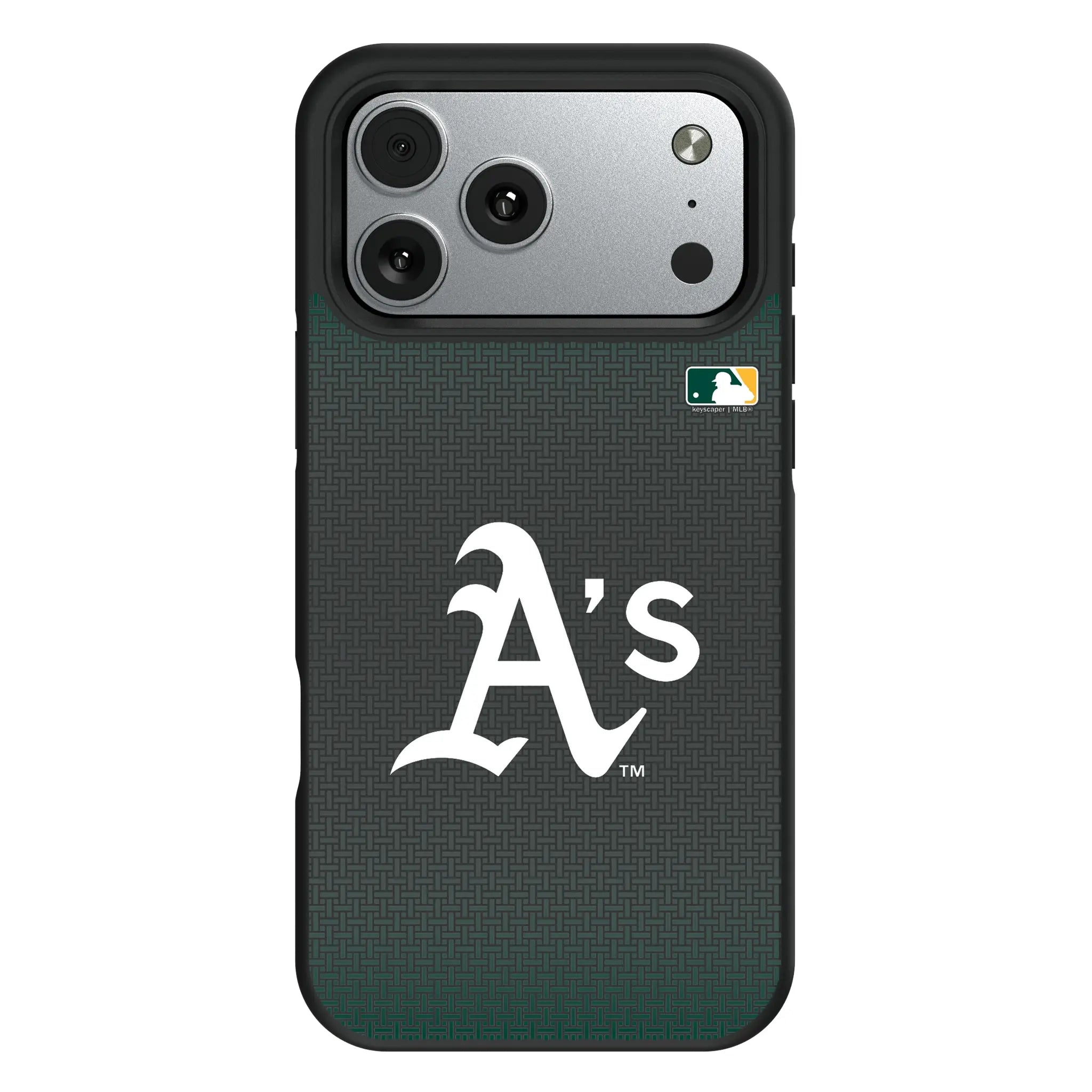 Oakland Athletics Linen iPhone Bump Phone Case for Apple iPhone#Device_iPhone 17 Pro Max