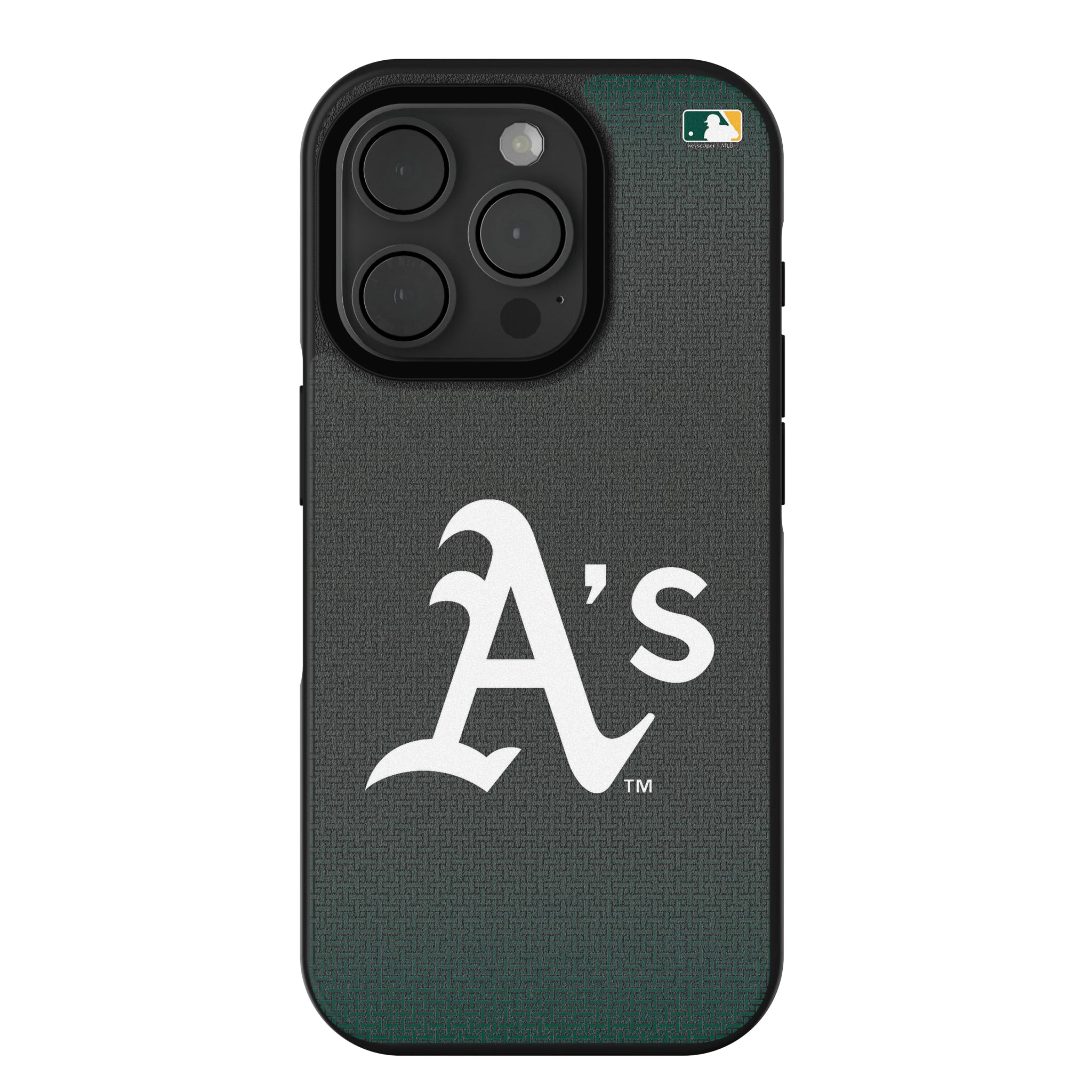 Oakland Athletics Linen iPhone Bump Phone Case for Apple iPhone