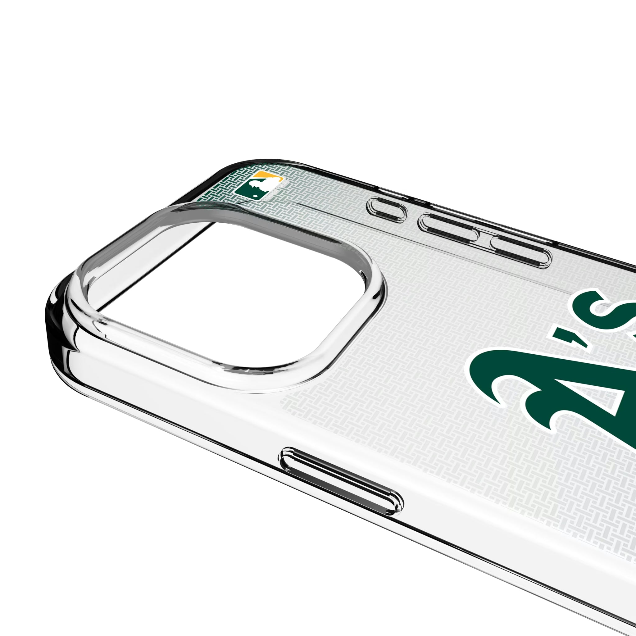Oakland Athletics Linen iPhone Clear Phone Case for Apple iPhone - Detail