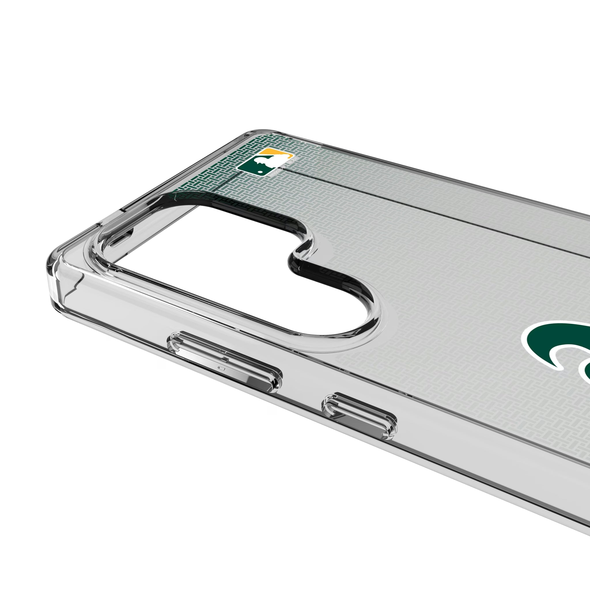 Oakland Athletics Linen Galaxy Clear Phone Case for Samsung Galaxy - Detail