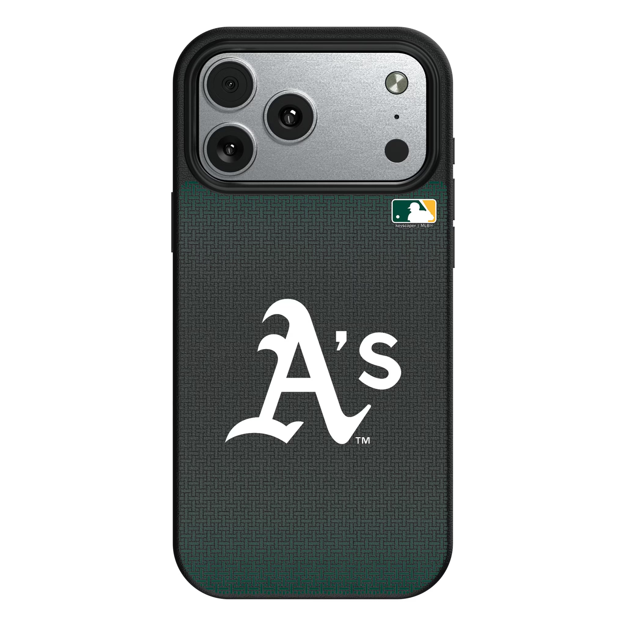 Oakland Athletics Linen iPhone MagSafe Compatible Phone Case for Apple iPhone#Device_iPhone 17 Pro Max