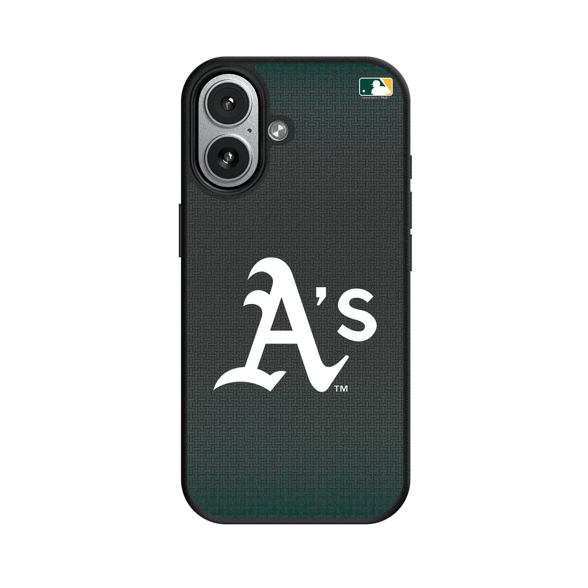 Oakland Athletics Linen iPhone MagSafe Compatible Phone Case for Apple iPhone#Device_iPhone 17