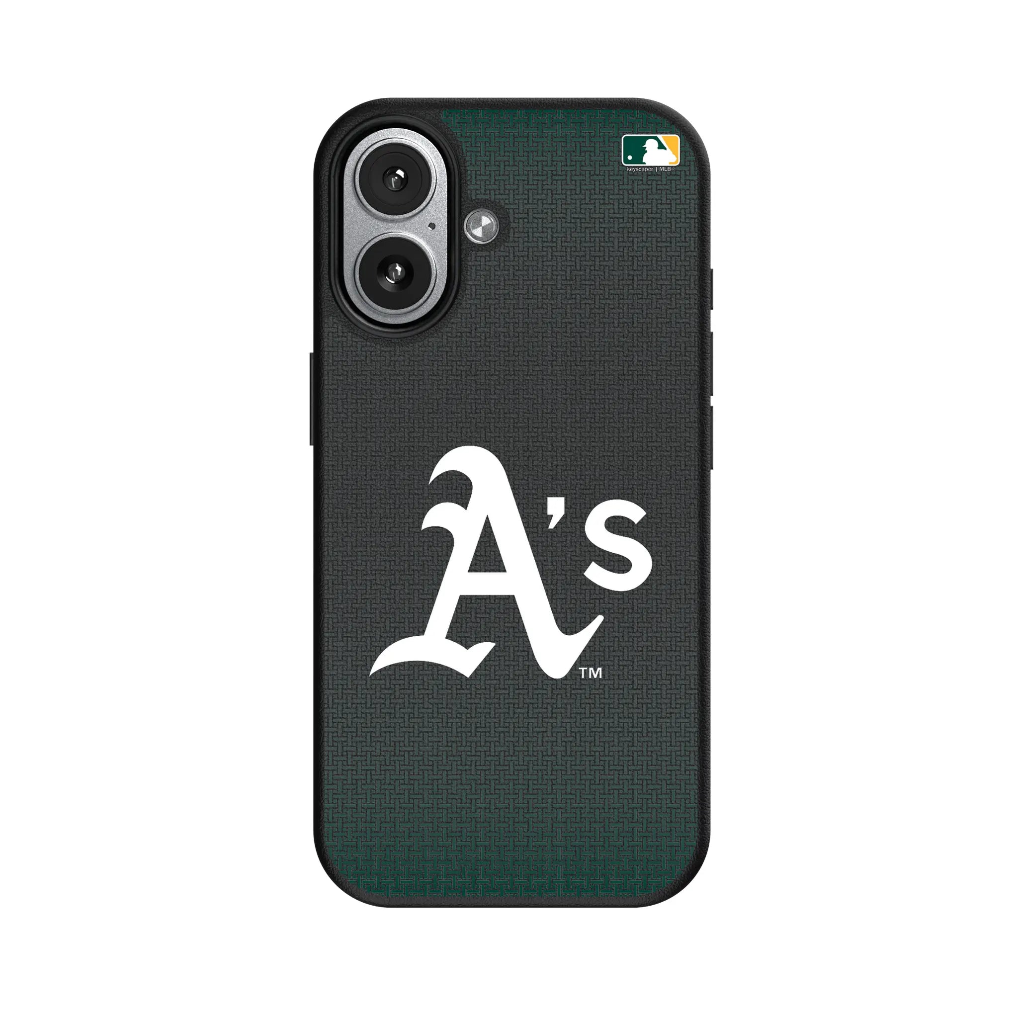 Oakland Athletics Linen iPhone MagSafe Compatible Phone Case for Apple iPhone#Device_iPhone 17