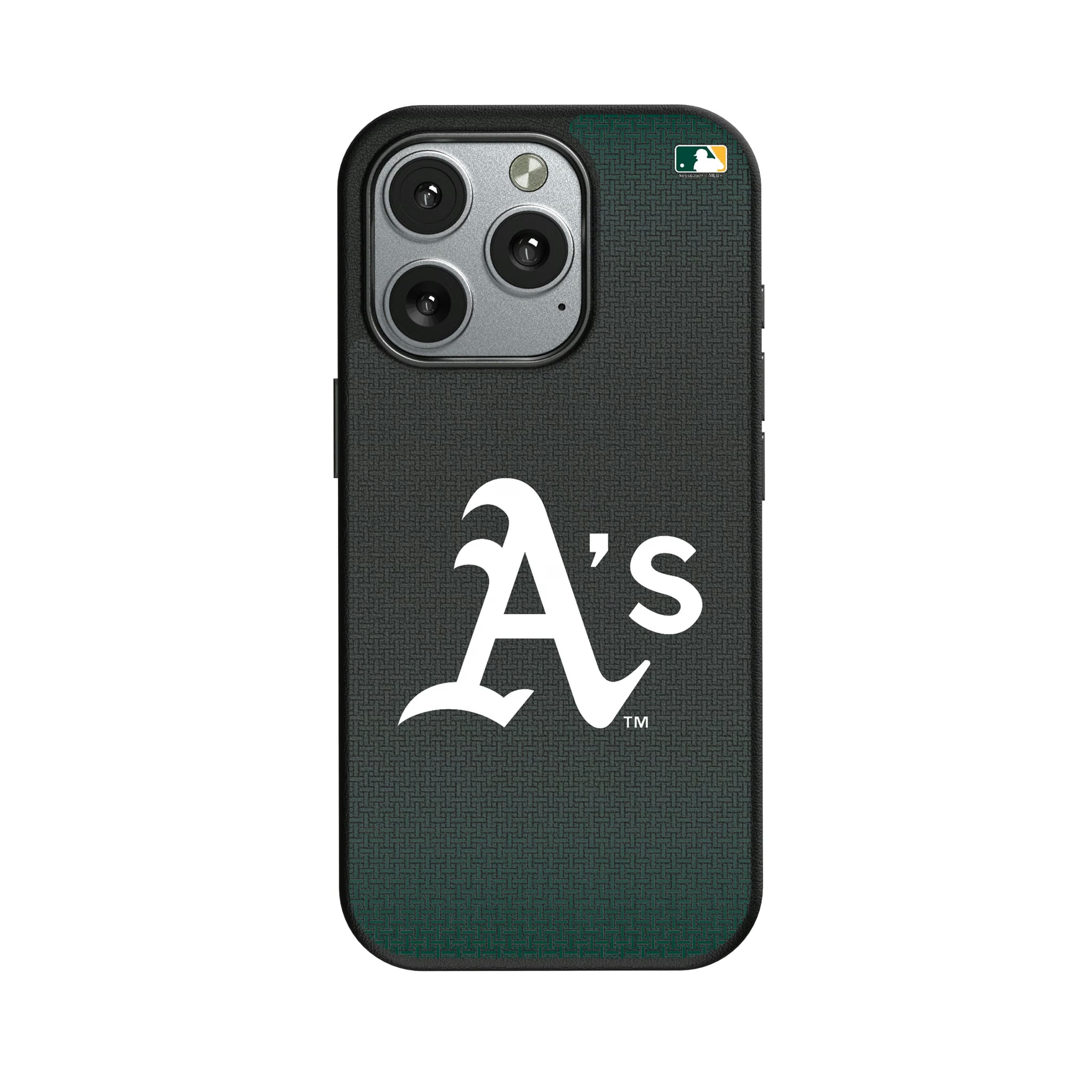 Oakland Athletics Linen iPhone MagSafe Compatible Phone Case for Apple iPhone