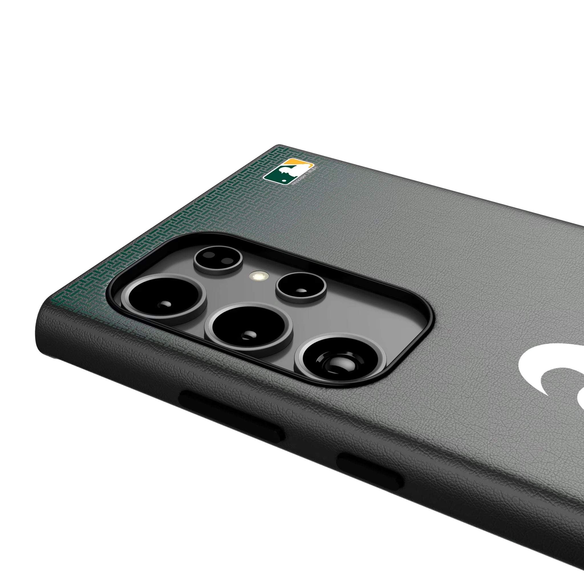 Oakland Athletics Linen Galaxy MagSafe Compatible Phone Case for Samsung Galaxy - Detail