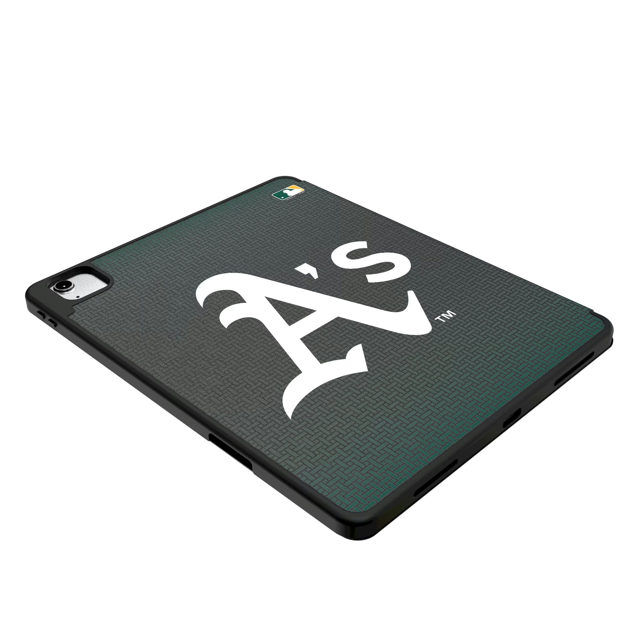 Oakland Athletics Linen iPad Tablet Case for Apple iPad - Isometric View