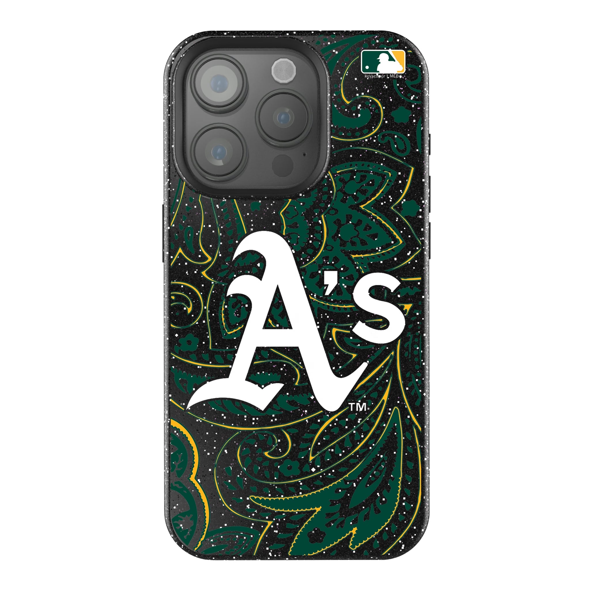 Oakland Athletics Paisley iPhone Bling Phone Case for Apple iPhone