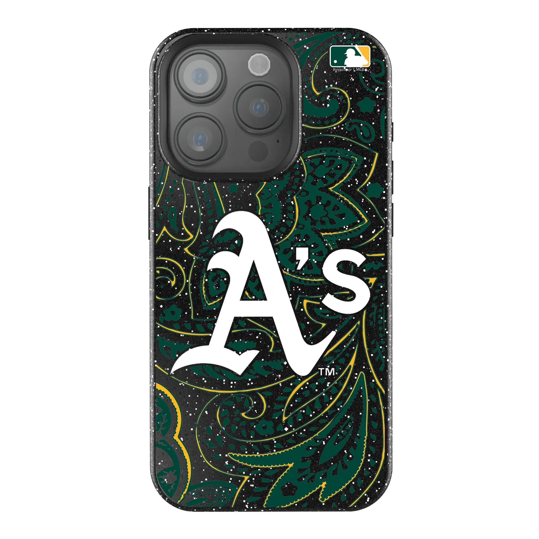 Oakland Athletics Paisley iPhone Bling Phone Case for Apple iPhone