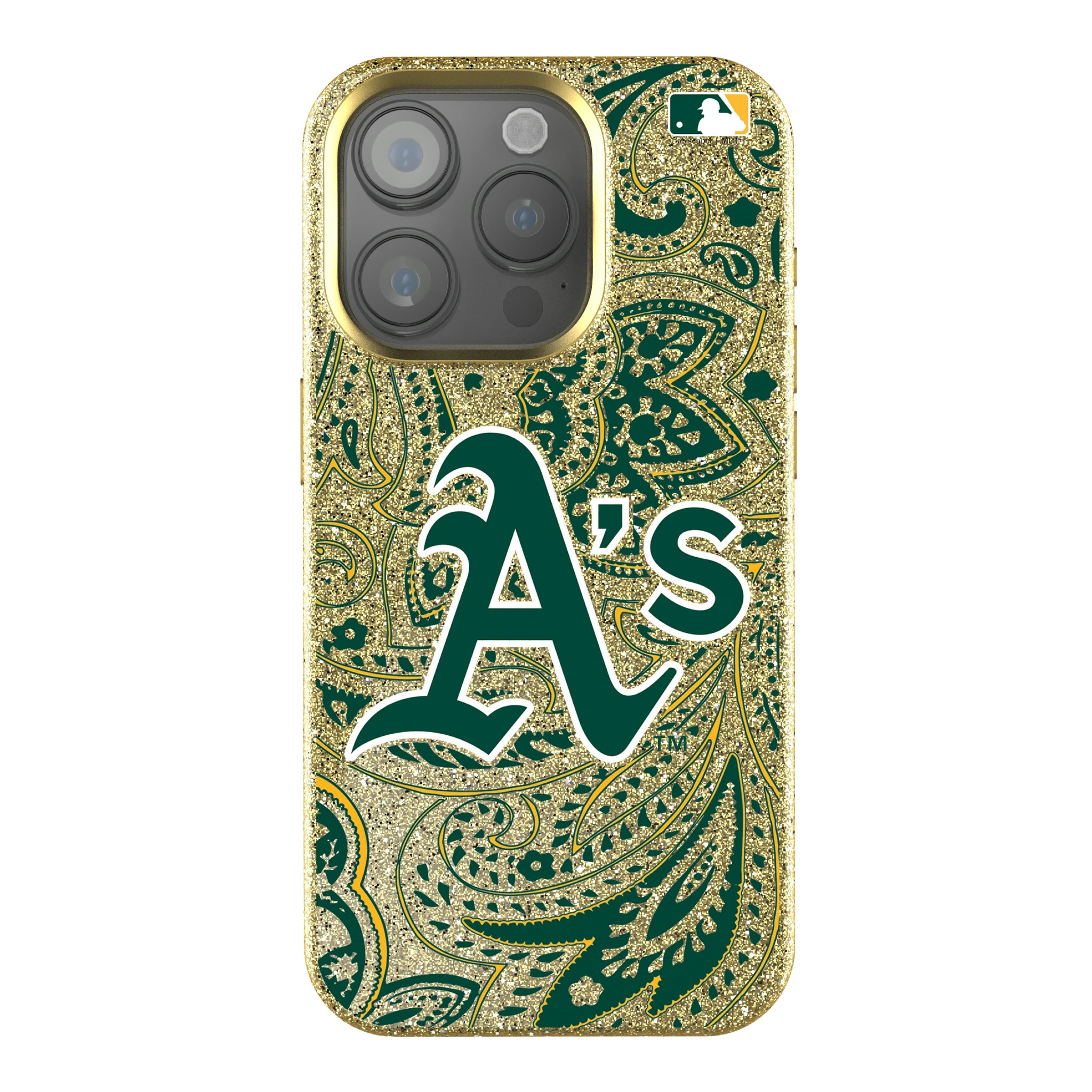 Oakland Athletics Paisley iPhone Bling Phone Case for Apple iPhone