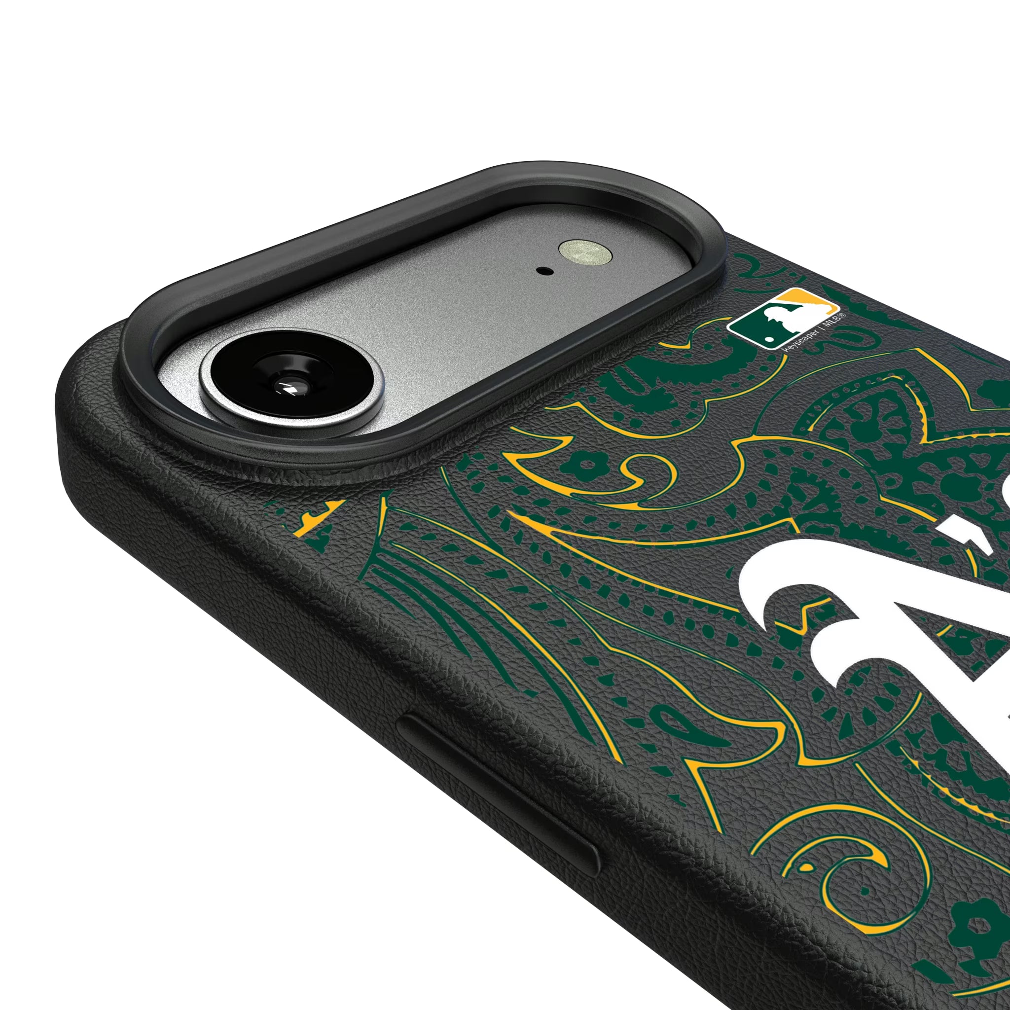 Oakland Athletics Paisley iPhone MagSafe Compatible Phone Case for Apple iPhone - Detail#Device_iPhone Air