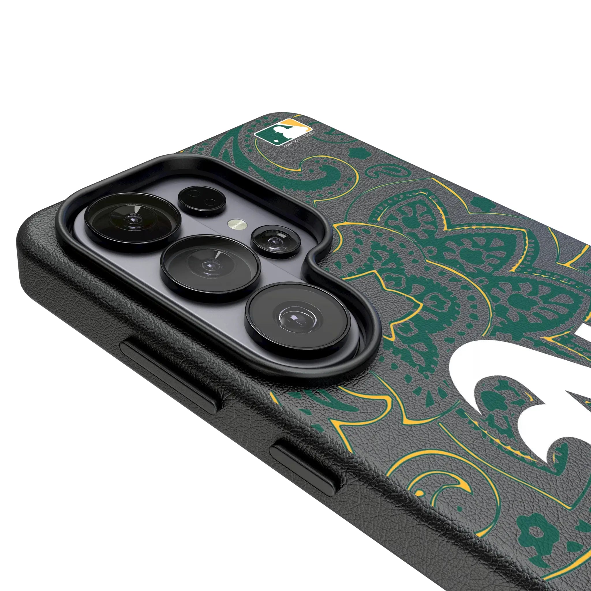 Oakland Athletics Paisley Galaxy MagSafe Compatible Phone Case for Samsung Galaxy - Detail#Device_Galaxy S26 Ultra