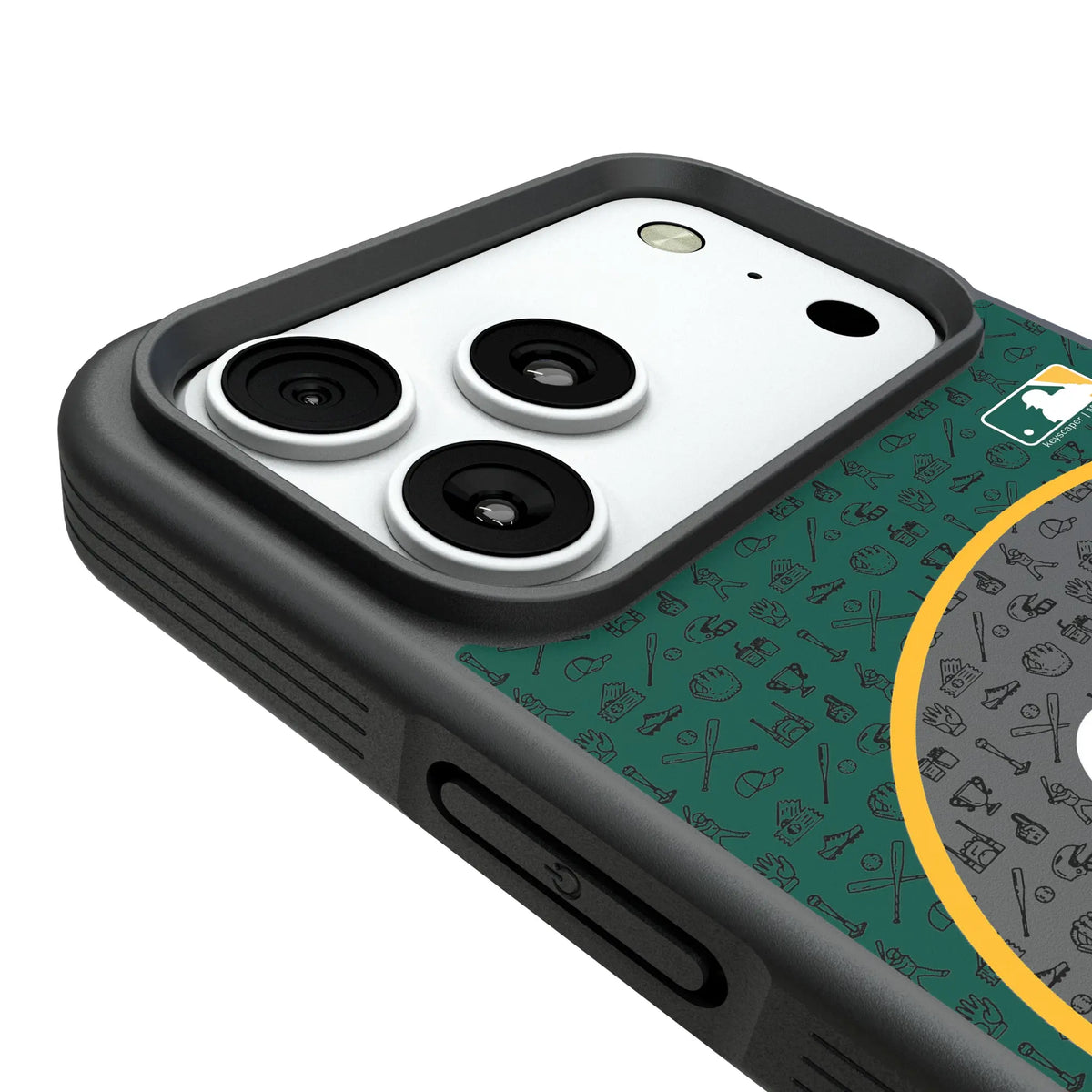 Oakland Athletics Personalized Circle iPhone Bump Phone Case for Apple iPhone - Detail#Device_iPhone 18 Pro Max